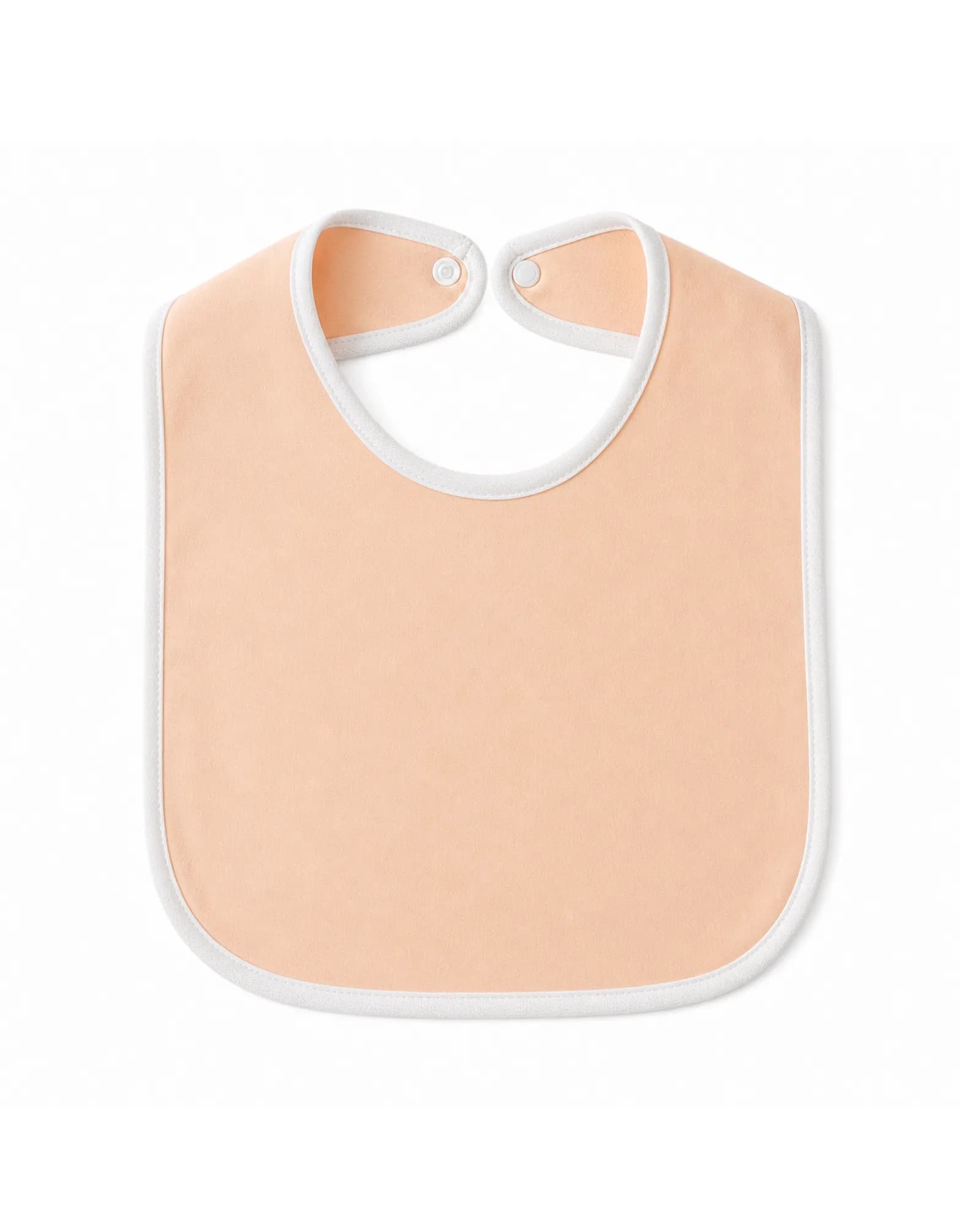 Peach Cotton Bib