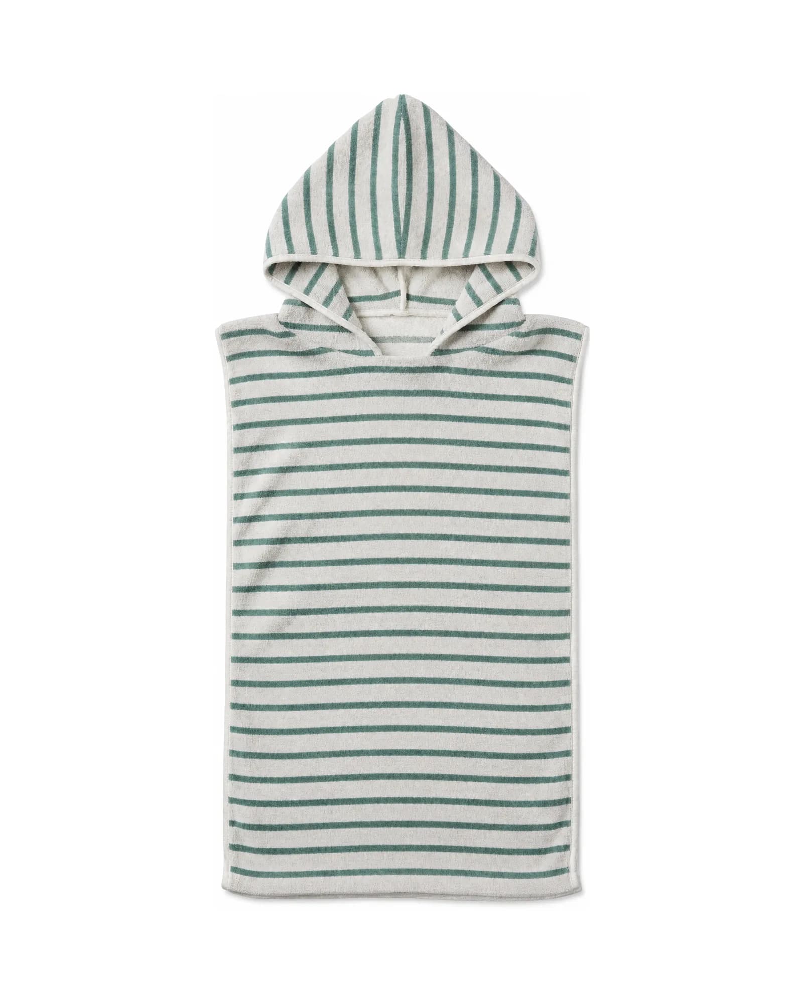 Sage Stripe Hooded Towel