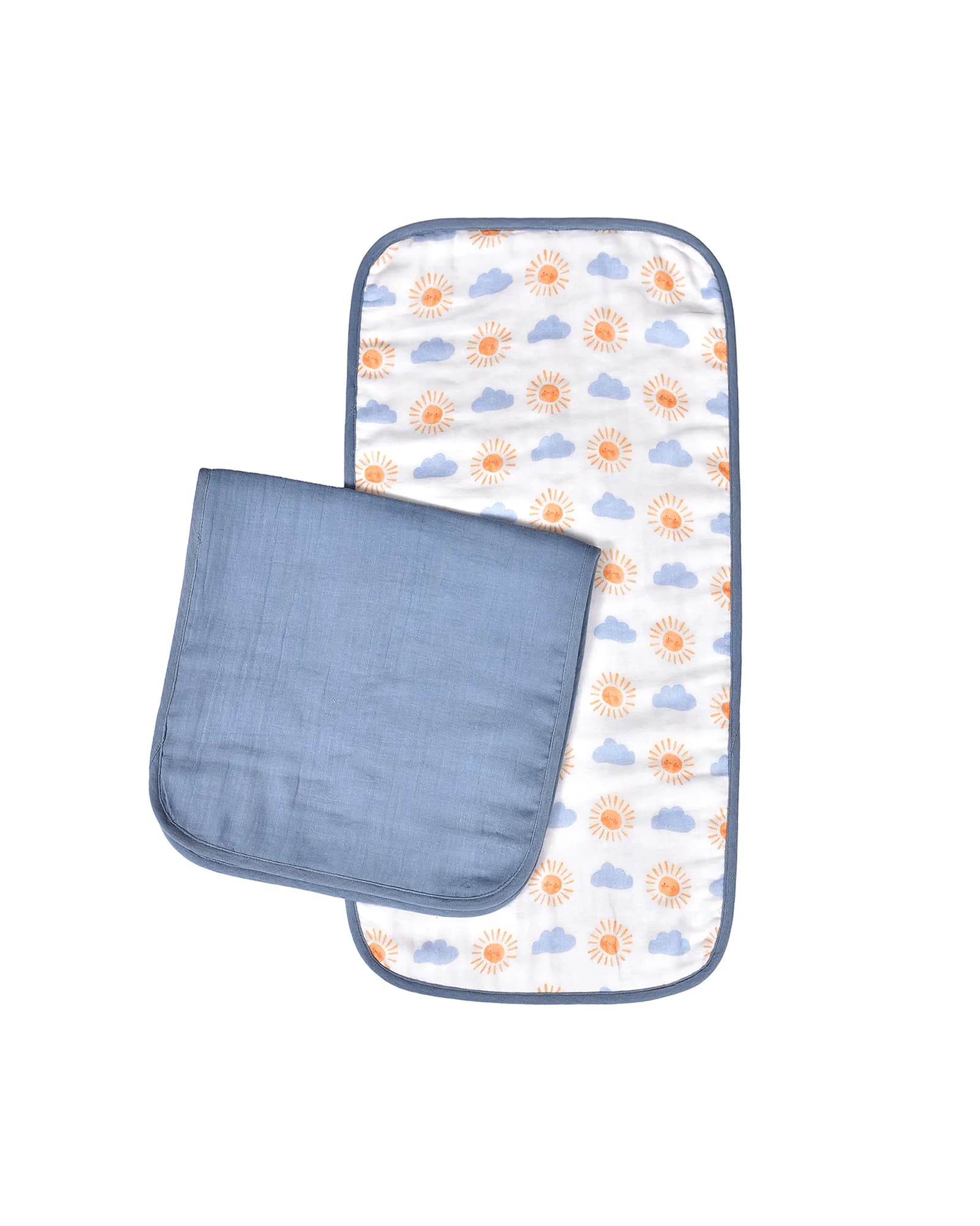 Blue Dawn Burp Cloth Set