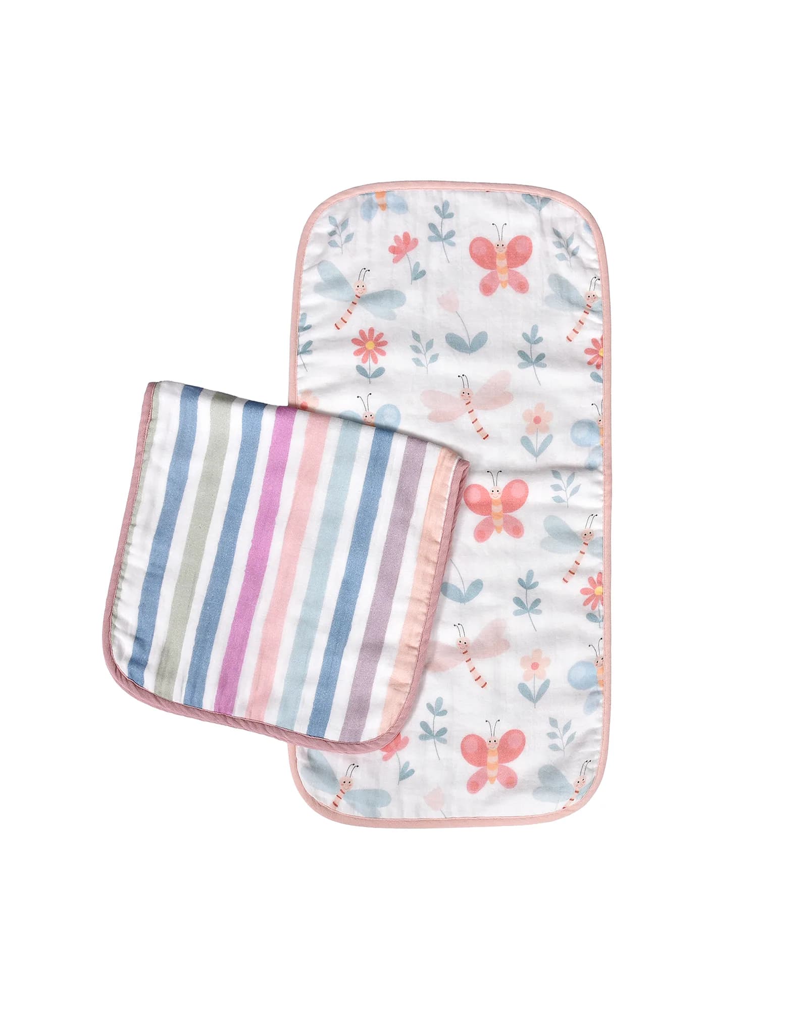 Butterfly Burp Cloth Set