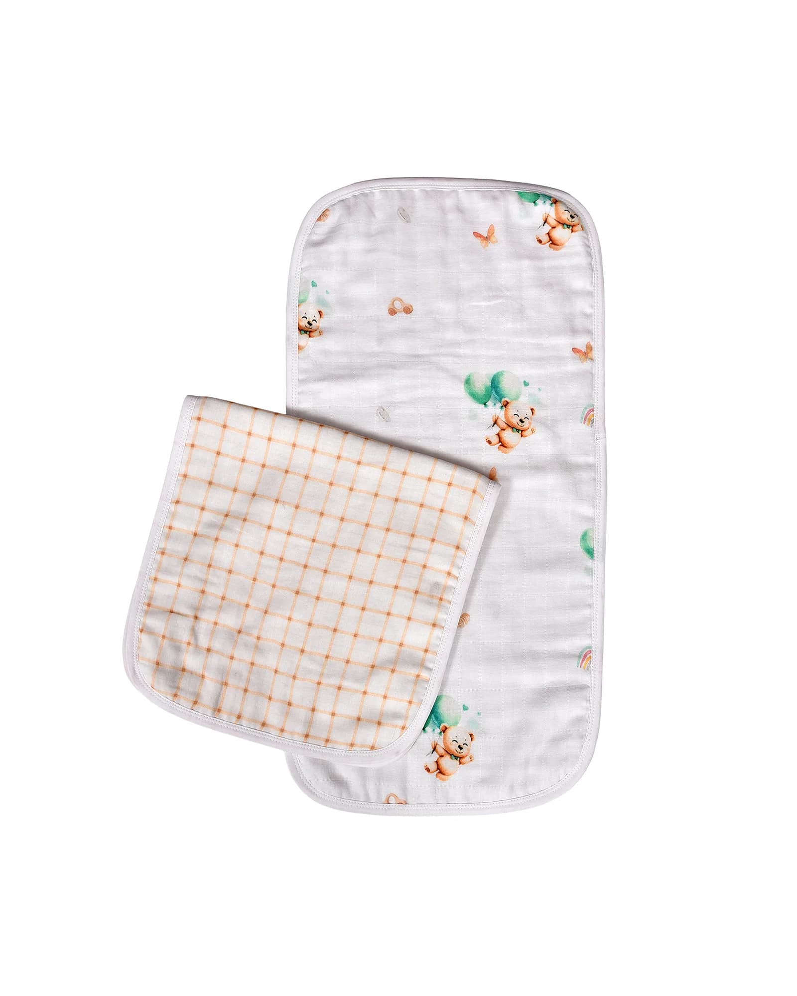 Flying Bear Burp Cloth Set