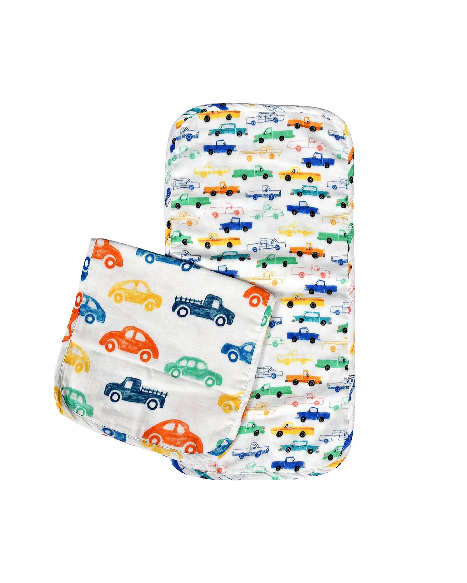 Mini Motors Burp Cloth Set