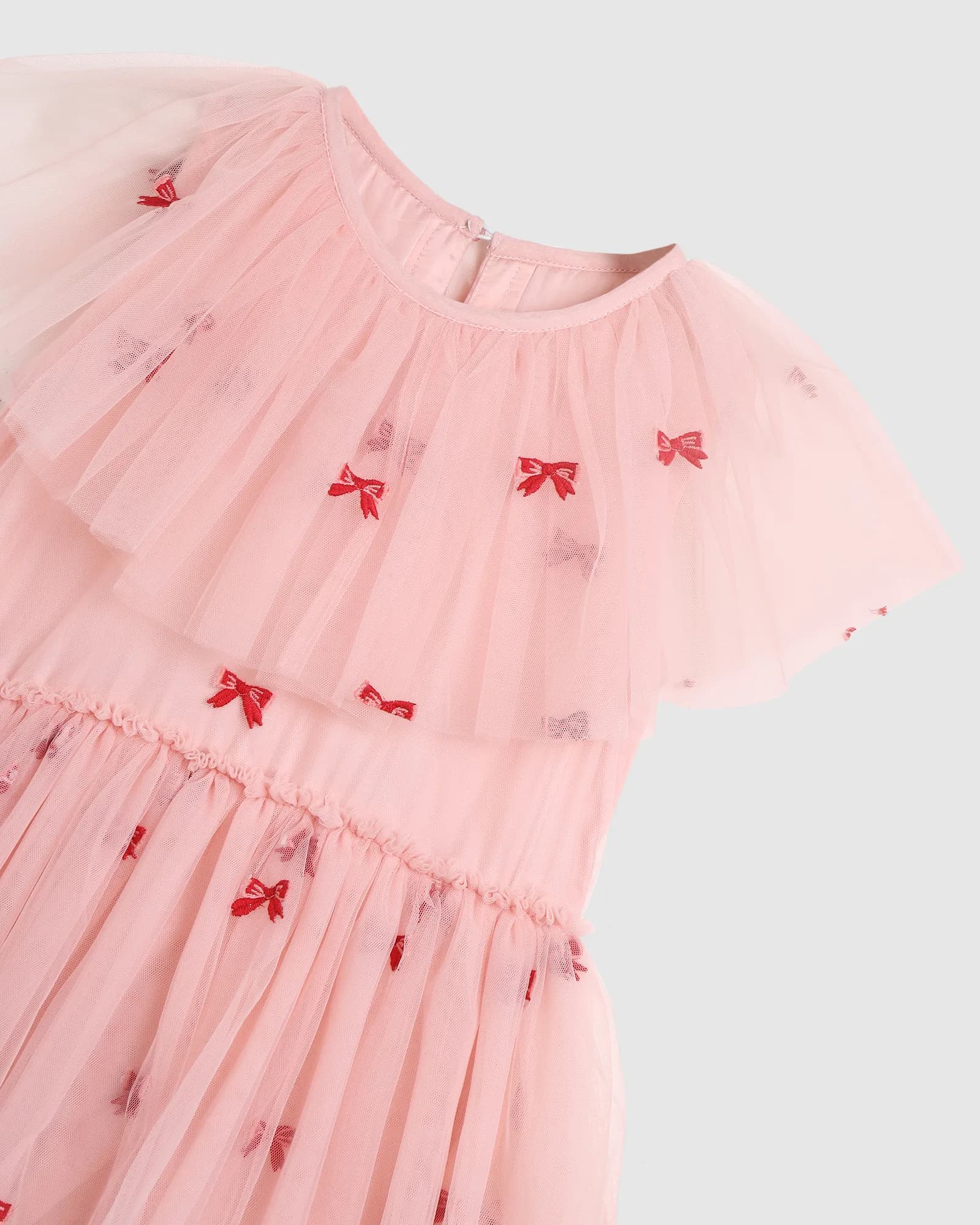 Bow Embellished Tulle Dress thumbnail 3