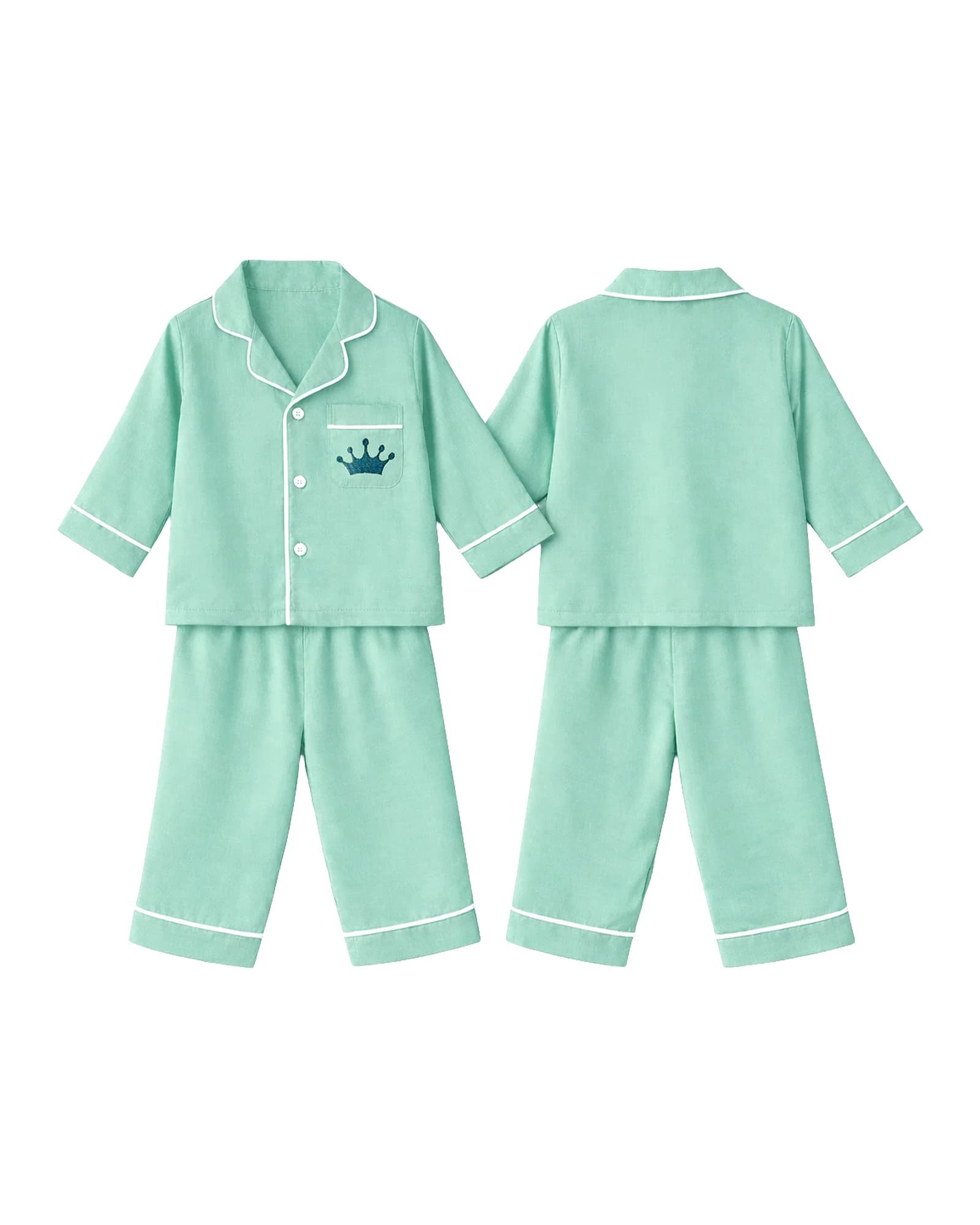 Mint Crown PJ Set
