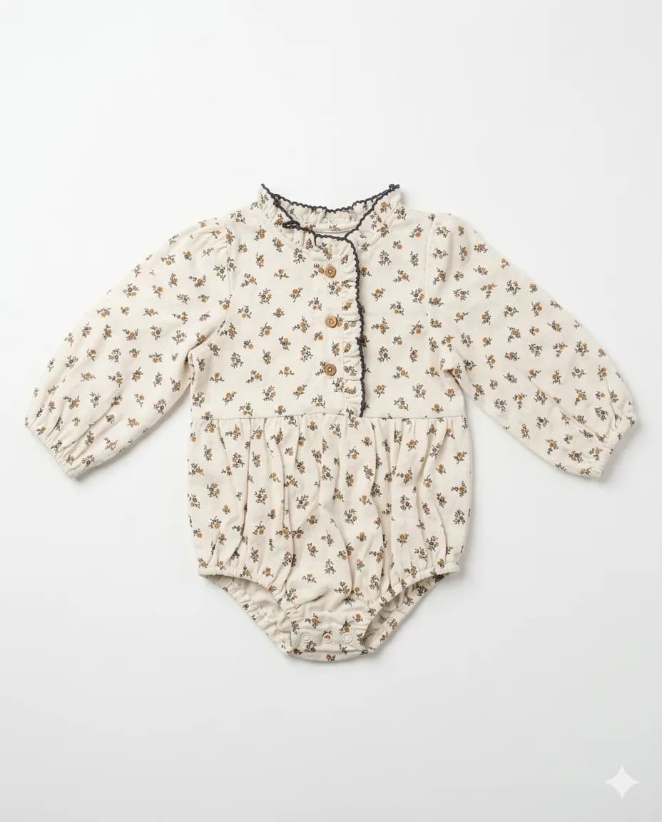 Ditsy Floral Bubble Romper