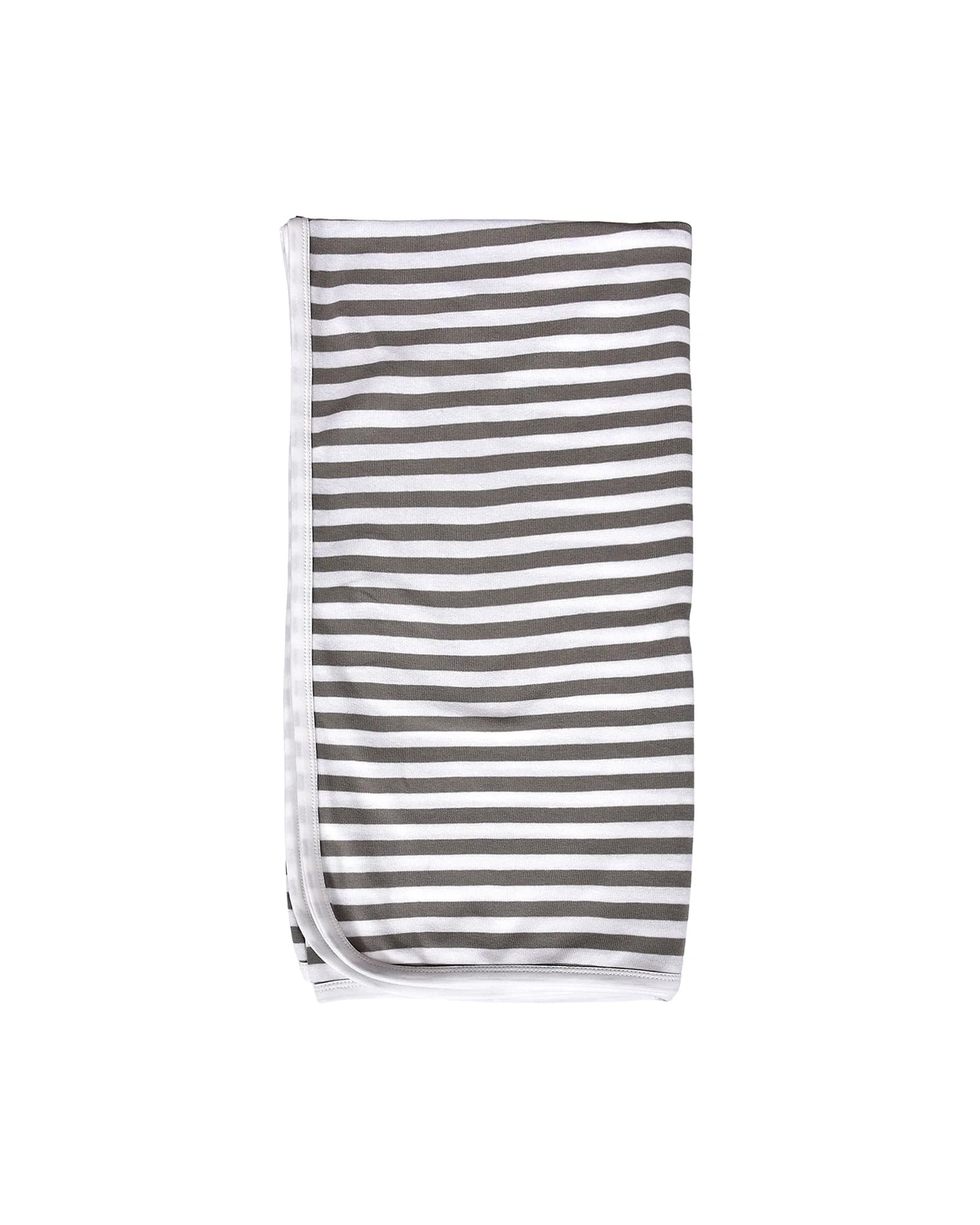 Grey Stripe Swaddle Blanket