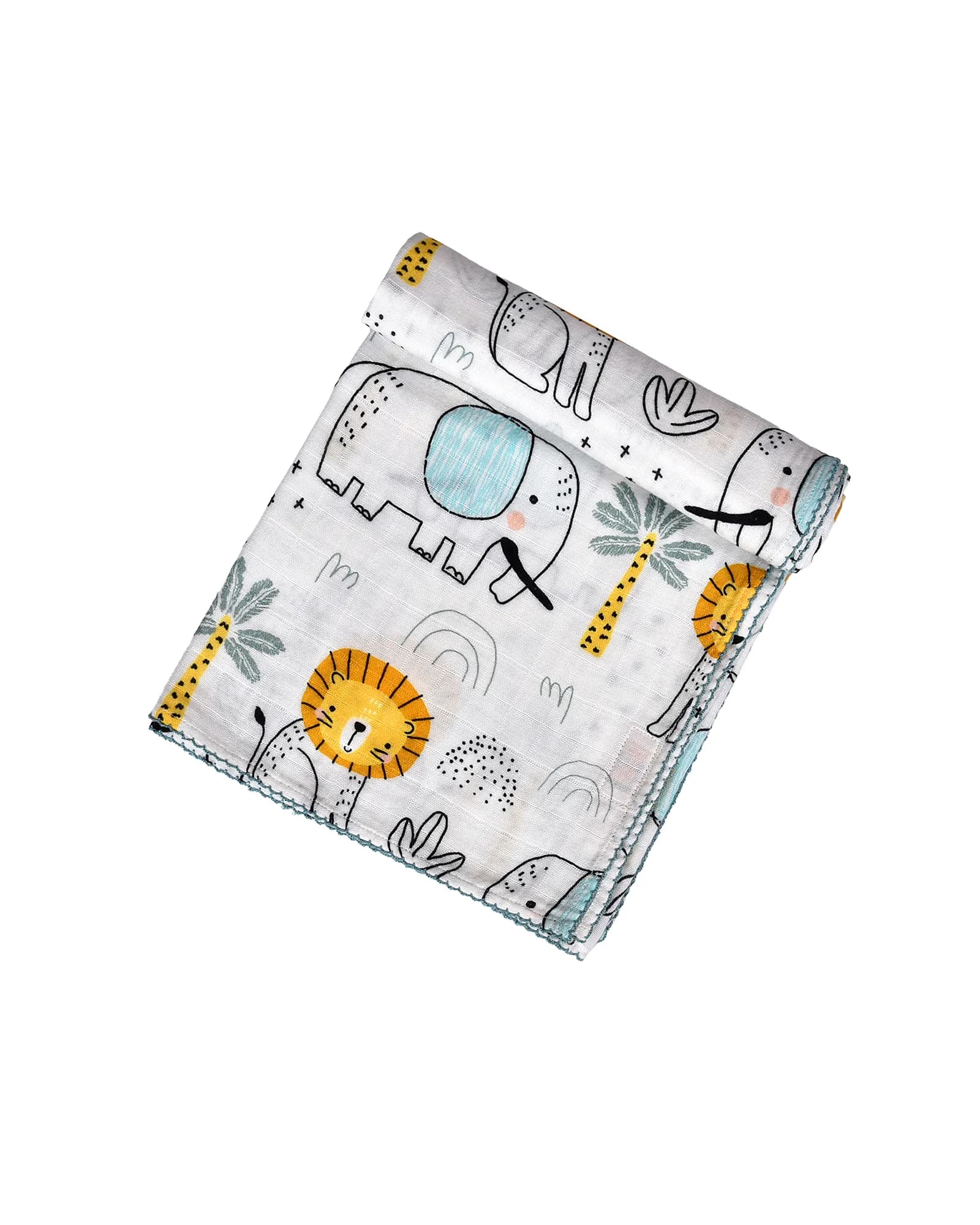 Jungle Safari Muslin Swaddle thumbnail 2