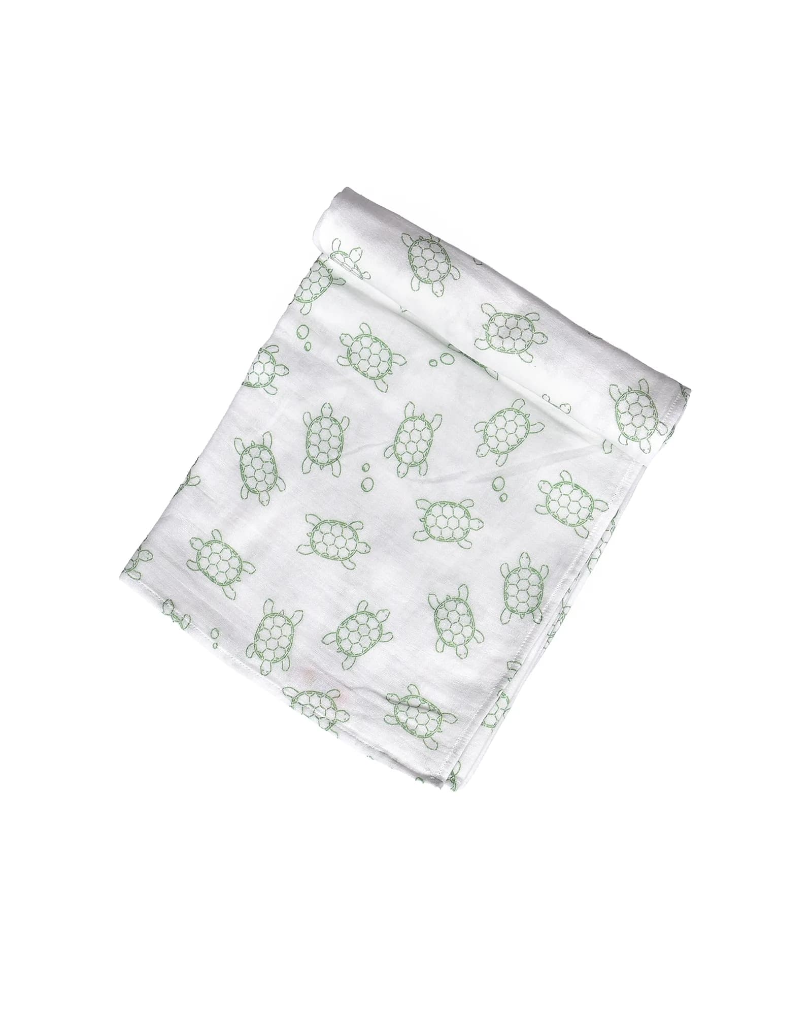 Little Turtles Muslin Swaddle thumbnail 2
