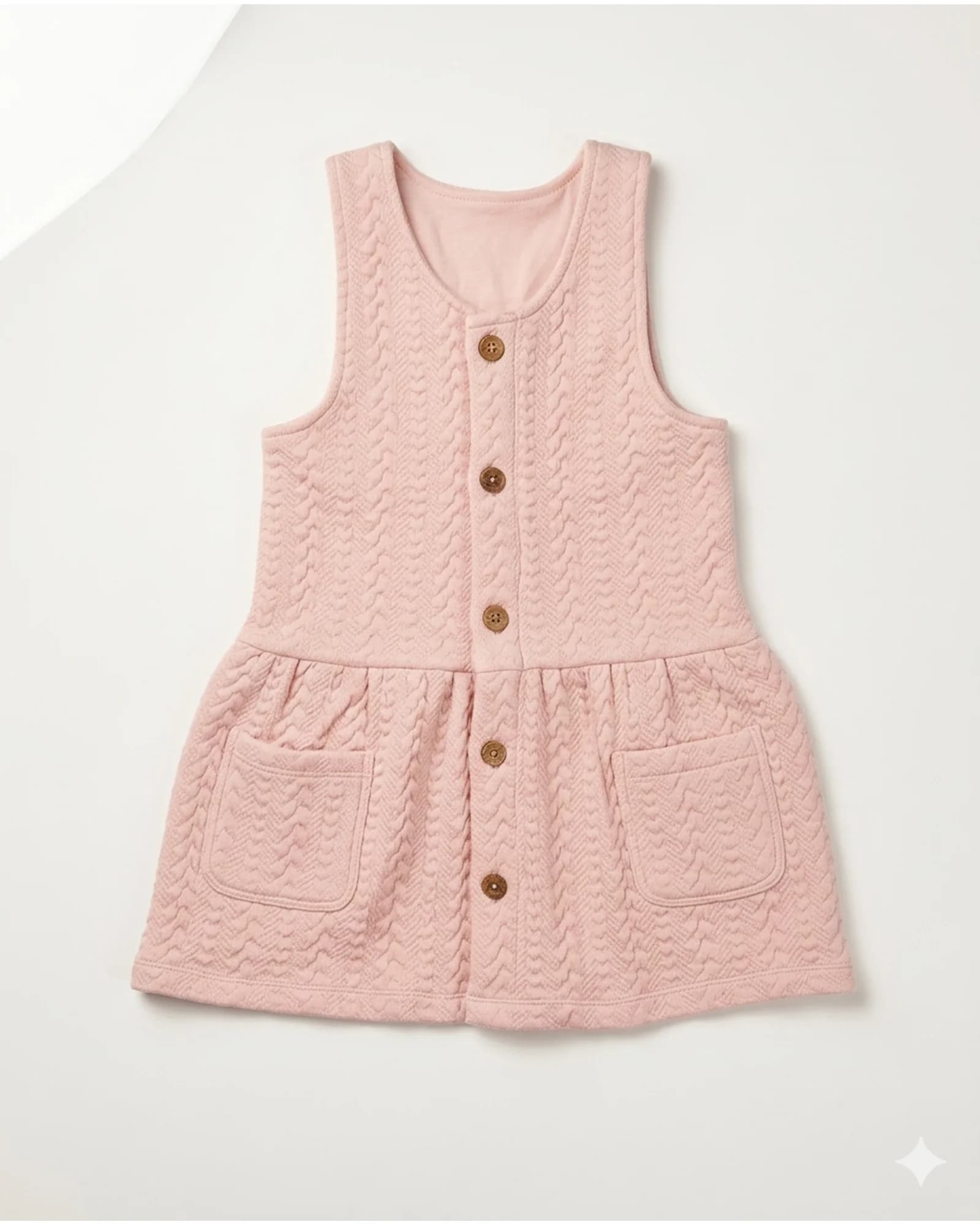 Cable Knit Pinafore Dress