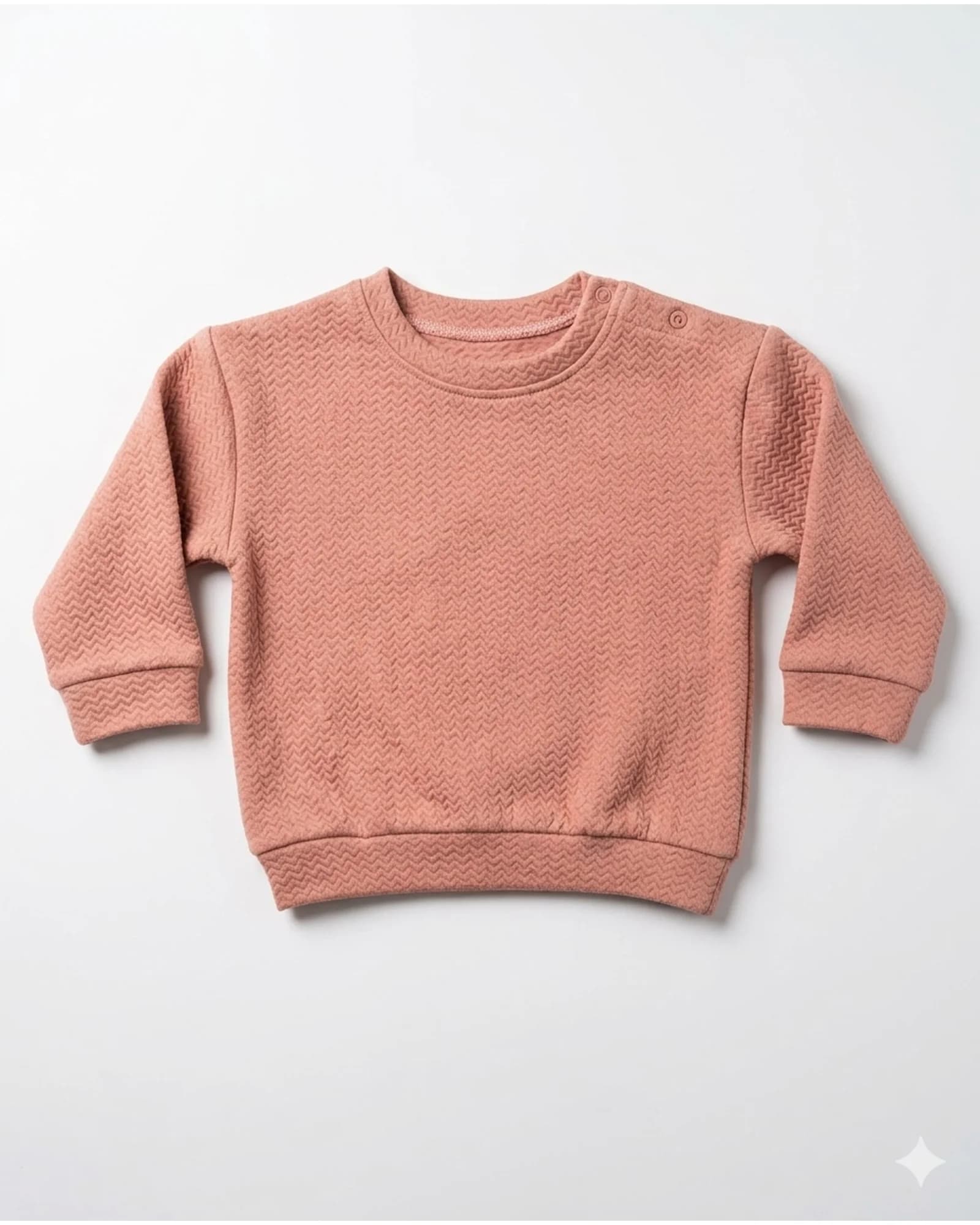 Waffle Knit Sweatshirt