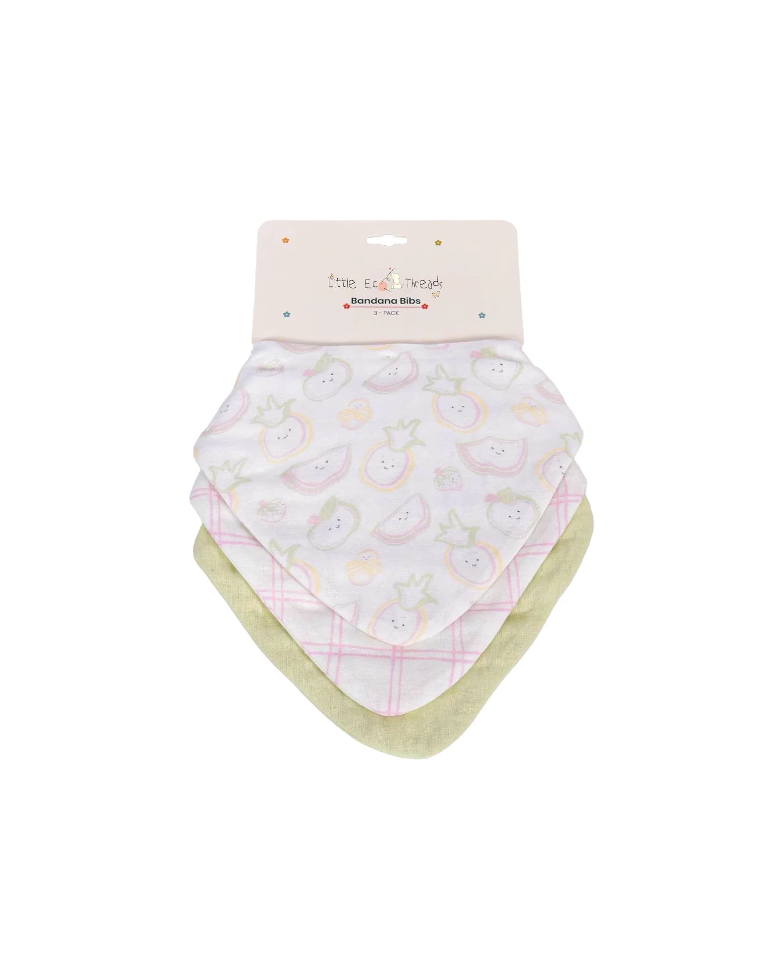 Apple Slice Bandana Bib Set