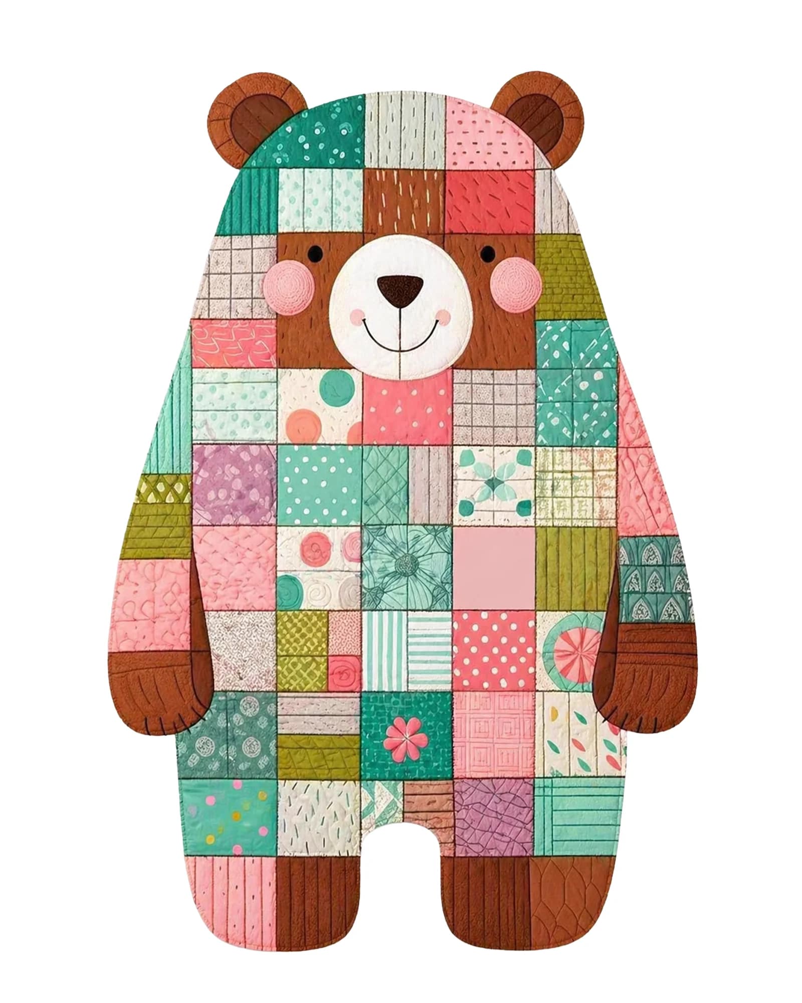 Patchwork Bear Play Mat