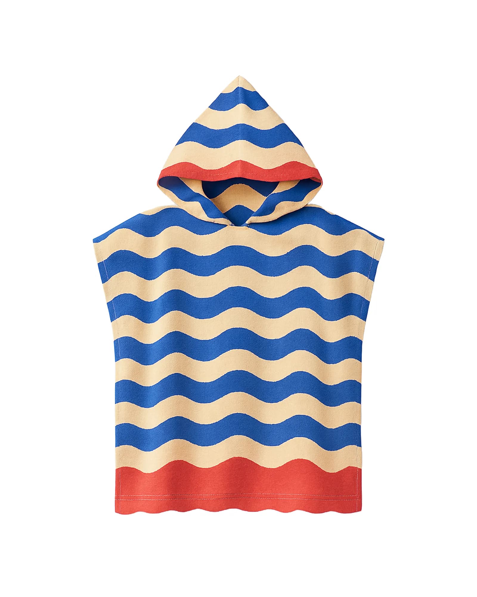 Chevron Hooded Poncho — image 1