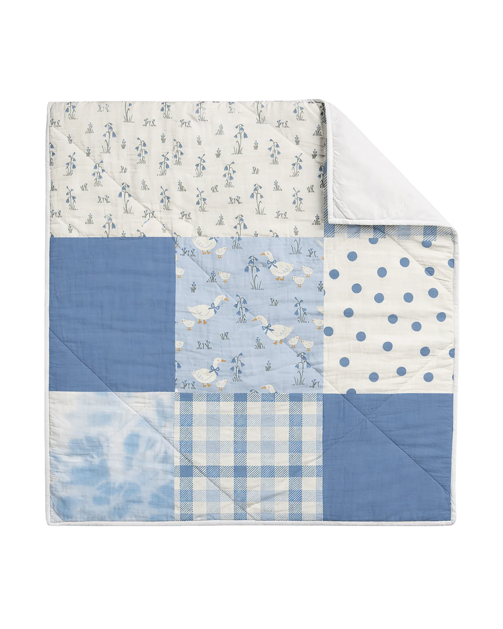 Blue Patchwork Quilt