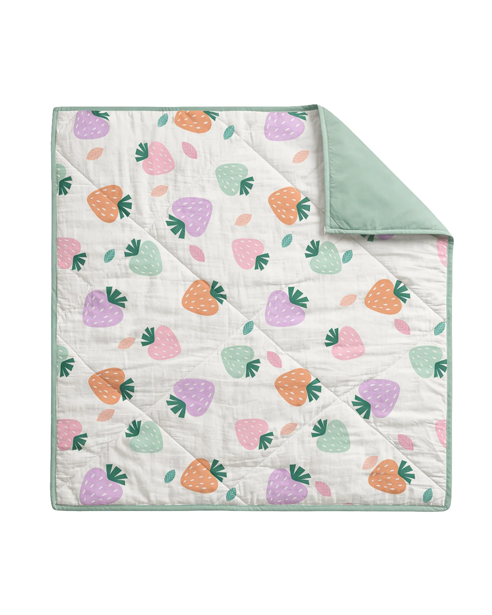 Pastel Strawberry Quilt