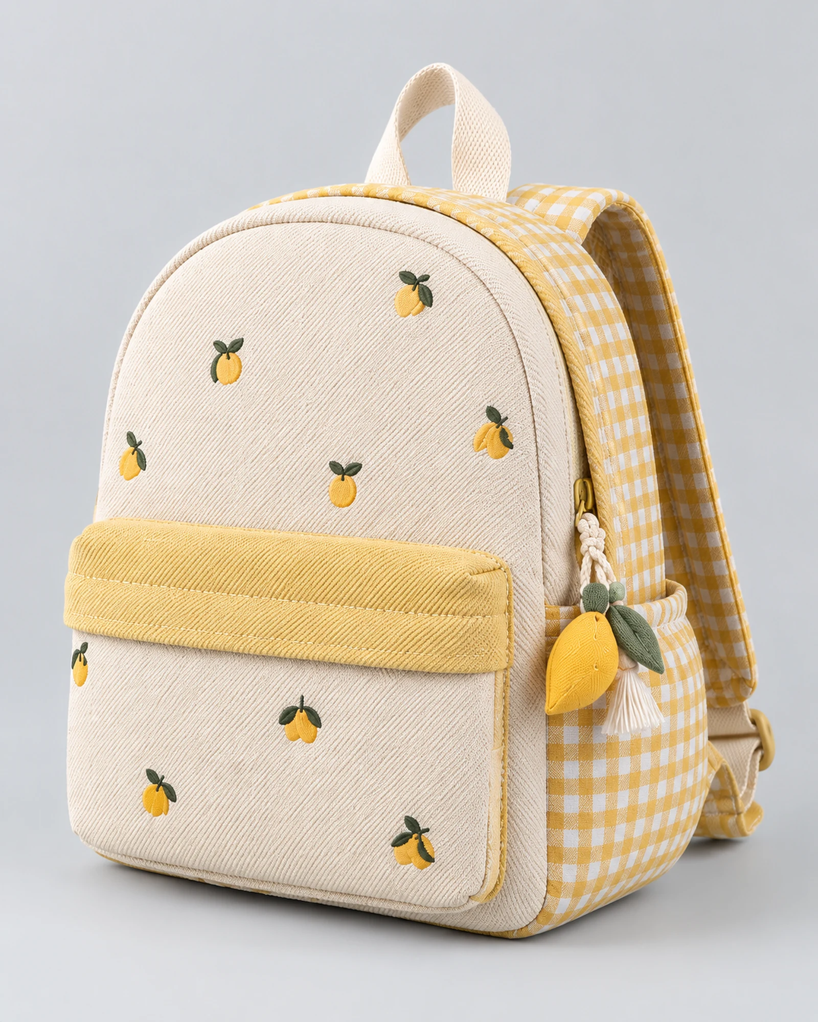 Lemon Embroidered Backpack — image 1