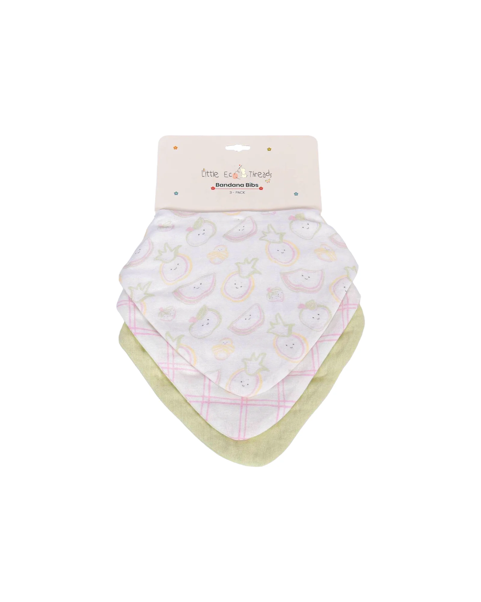 Apple Slice Bandana Bib Set