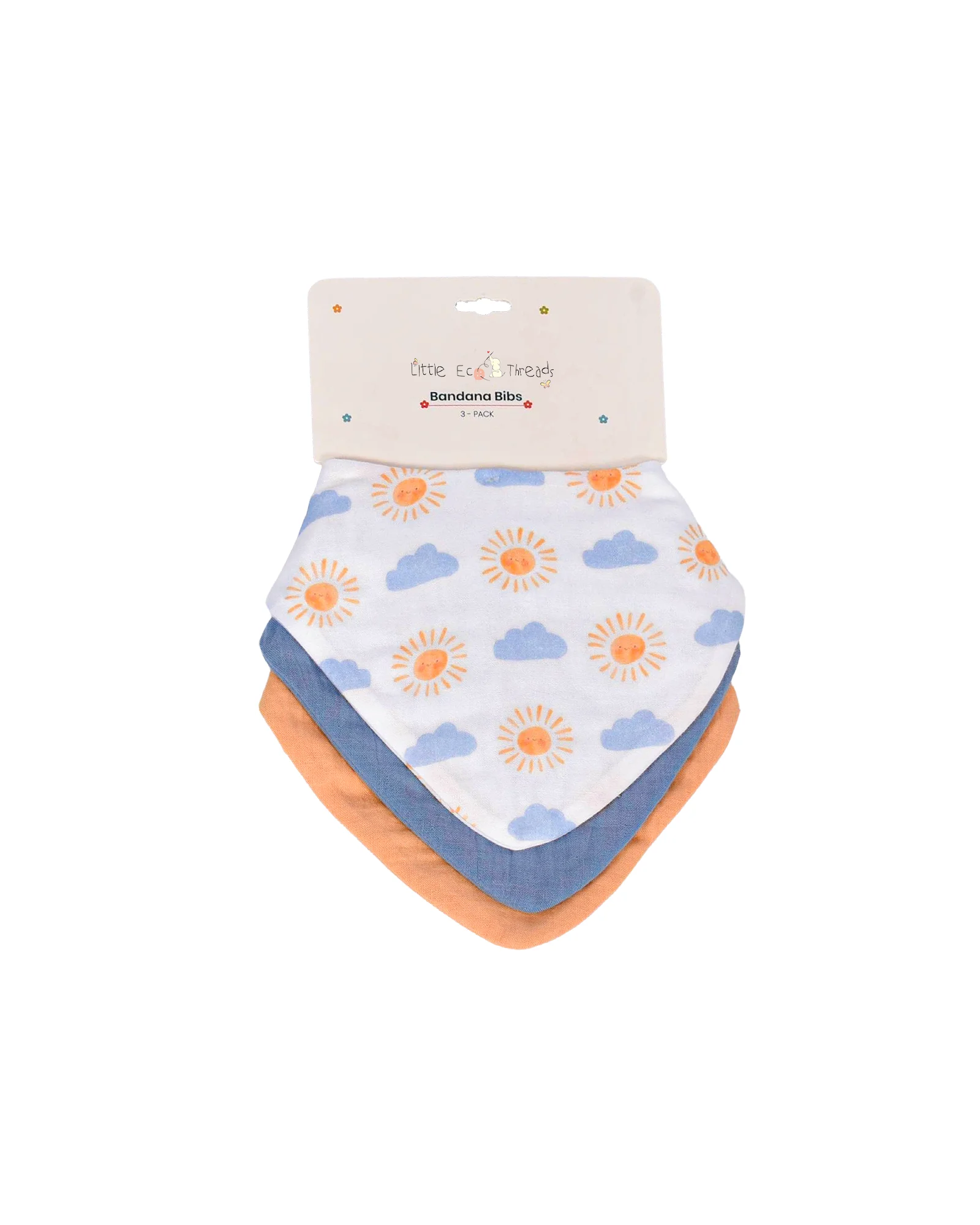 Sunny Day Bandana Bib Set