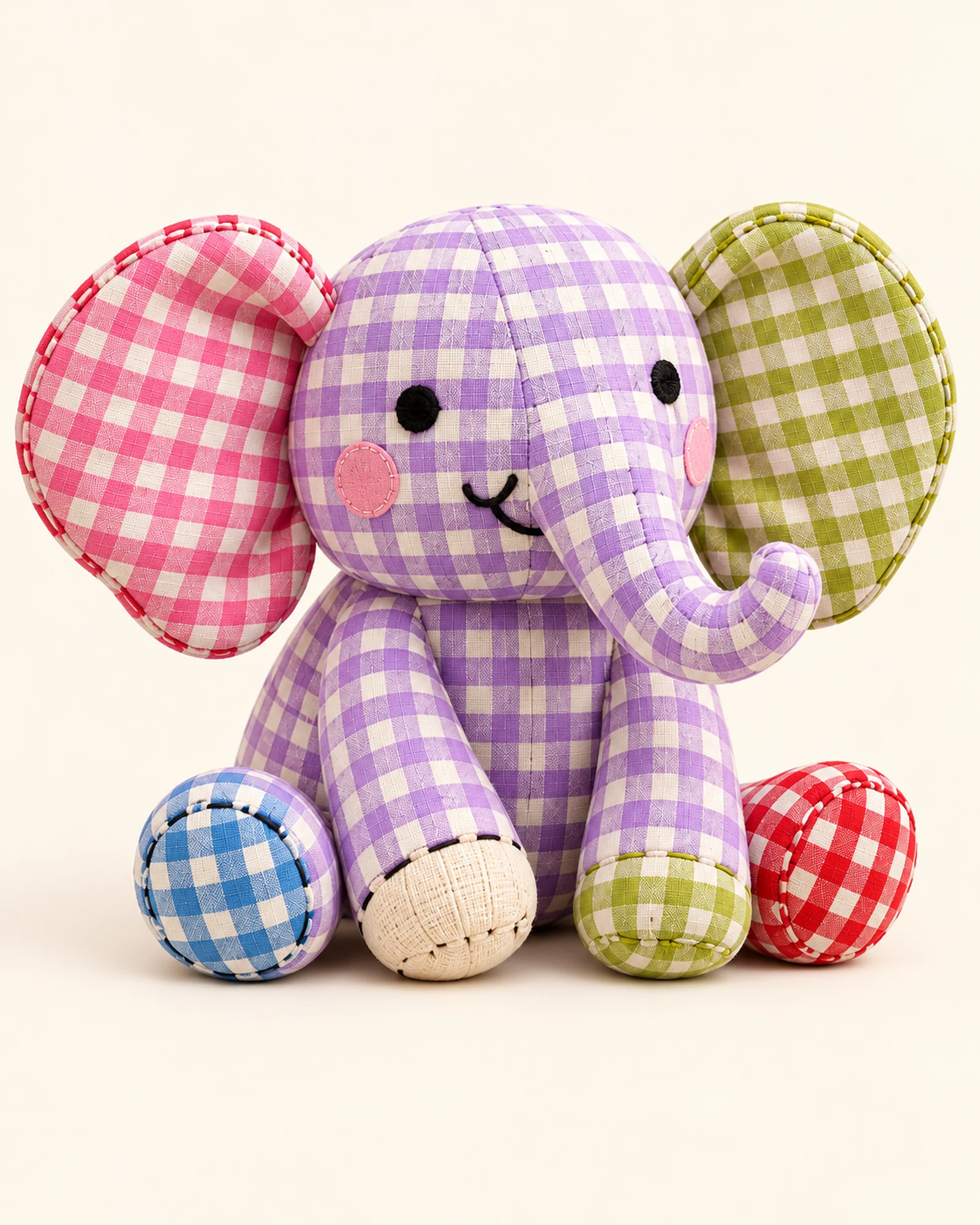 Gingham Elephant