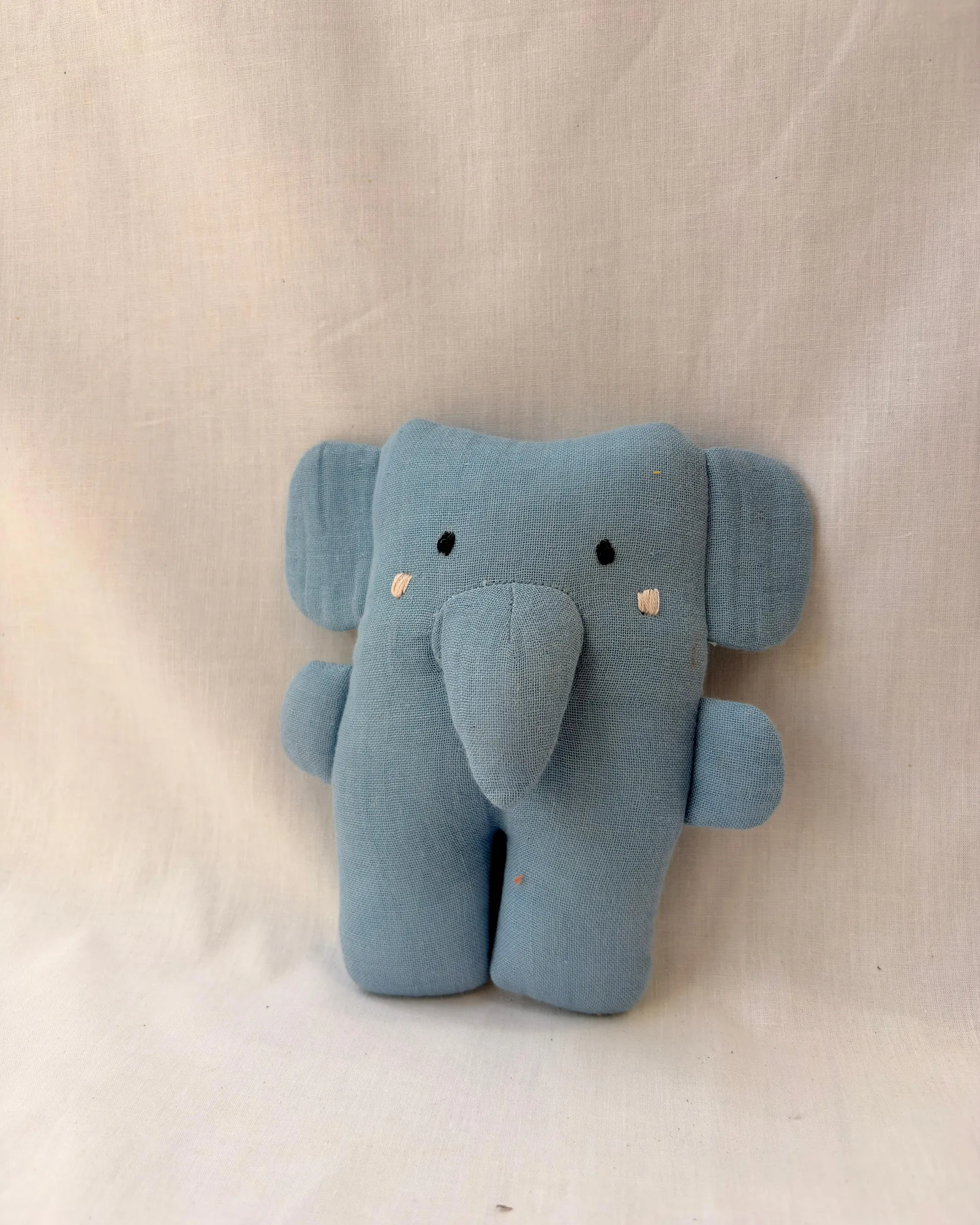 Muslin Elephant Pocket Toy