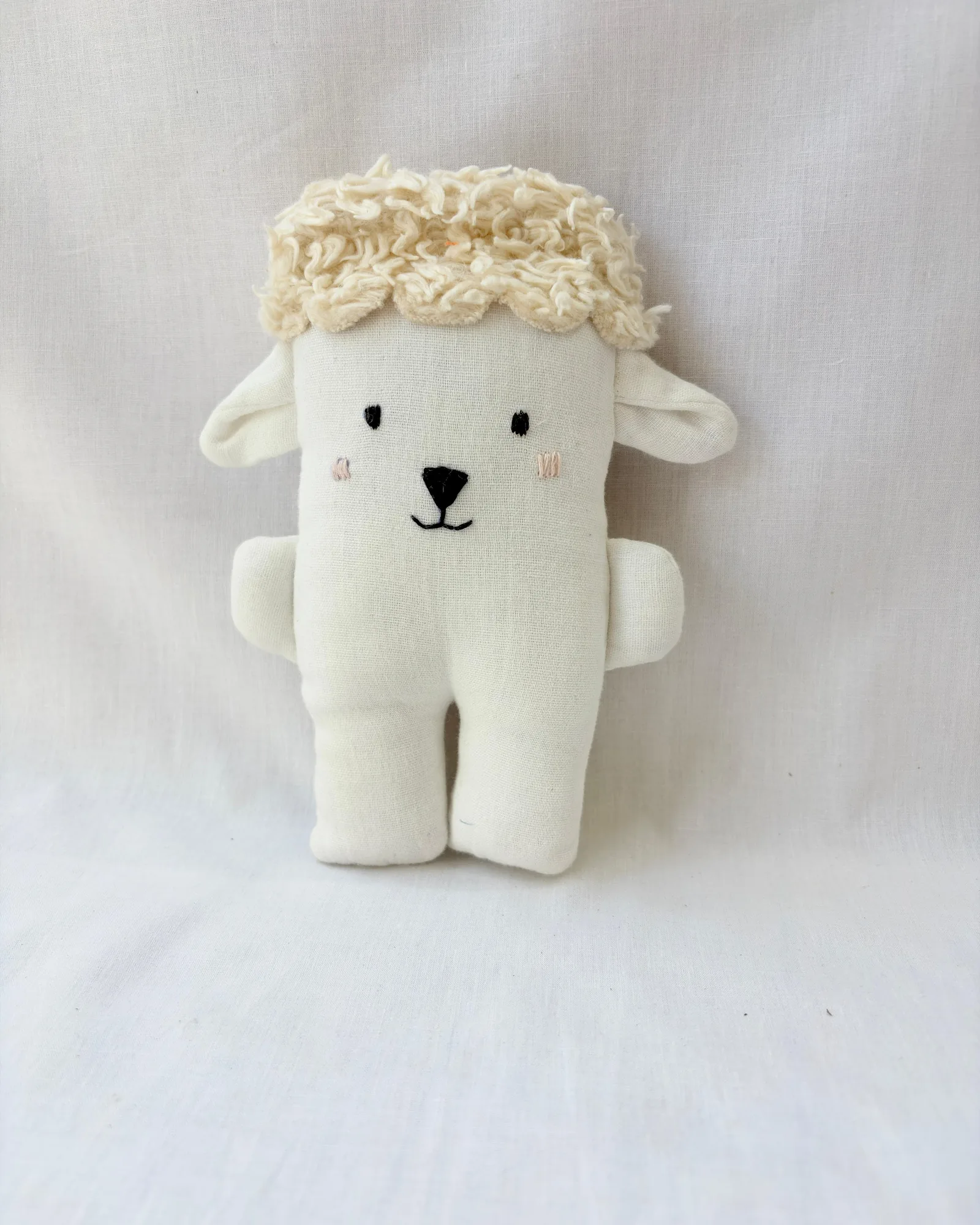 Muslin Lamb Pocket Toy