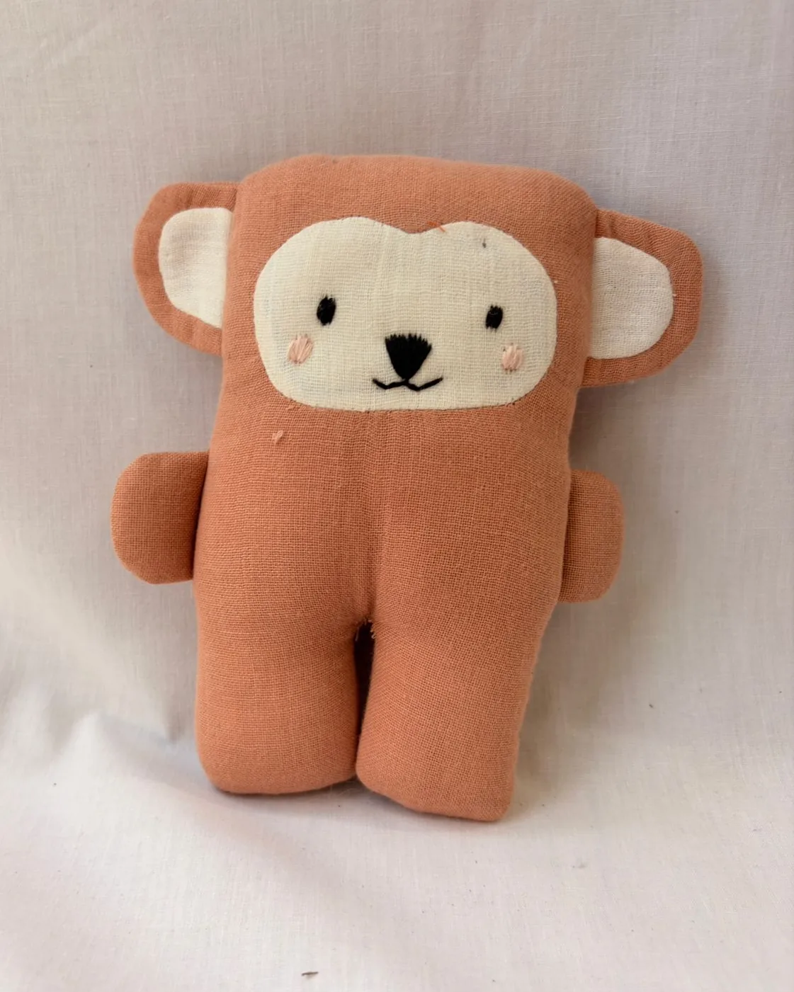 Muslin Monkey Pocket Toy