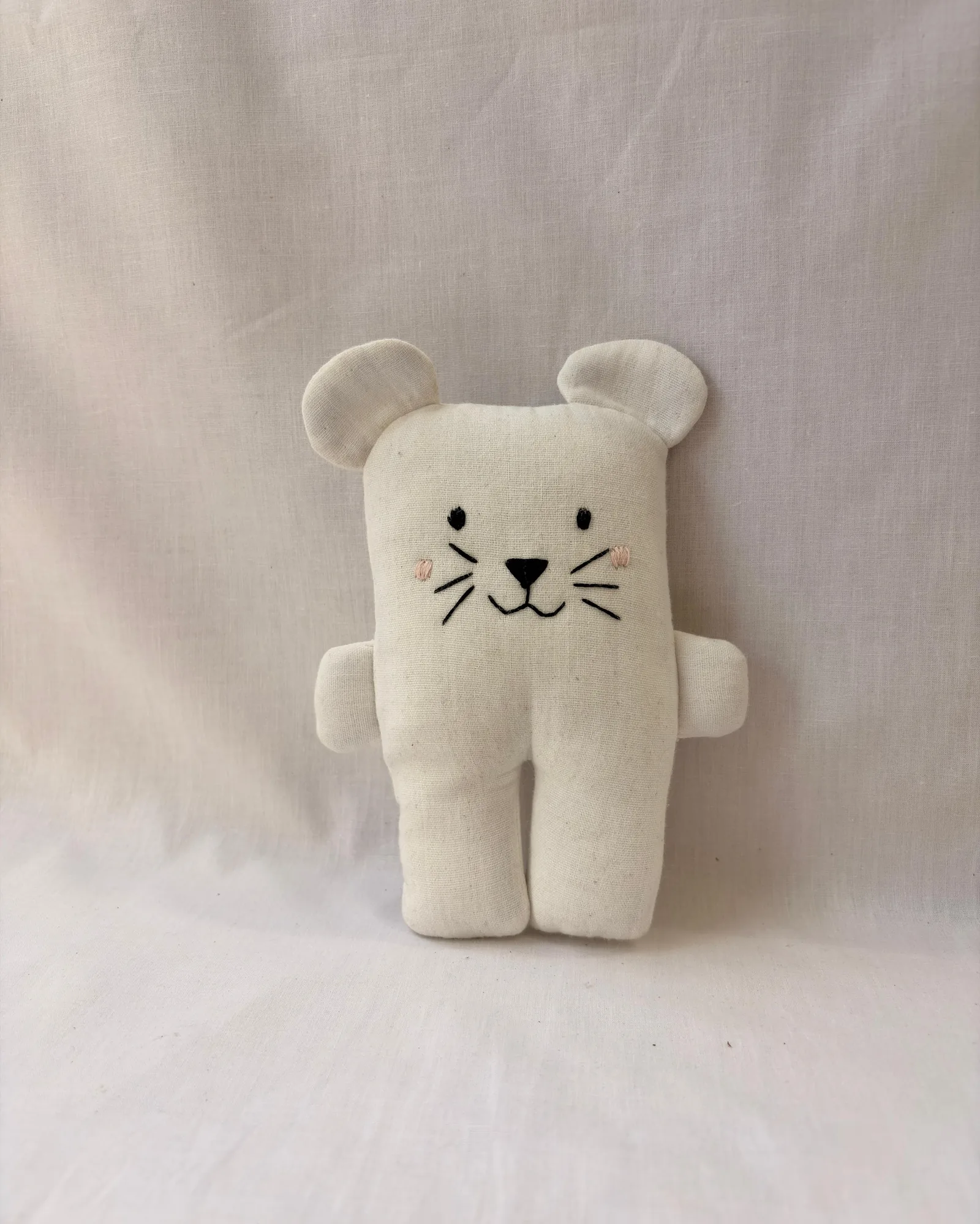 Muslin Mouse Pocket Toy
