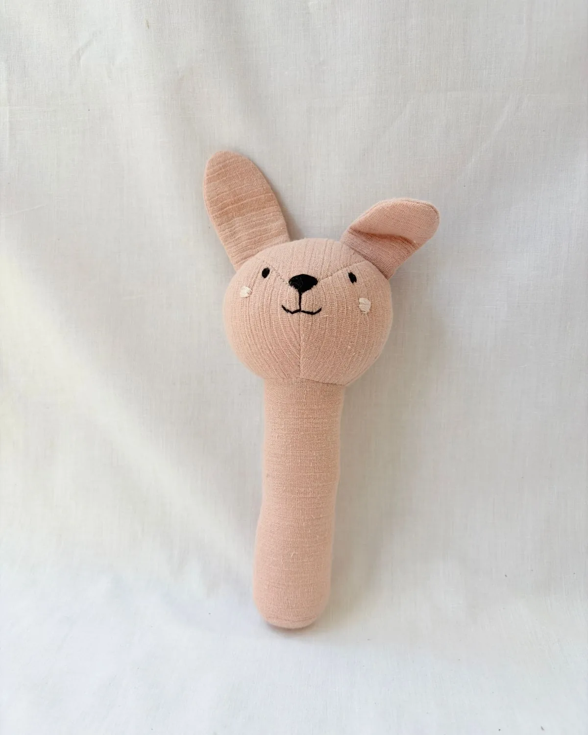 Muslin Bunny Rattle