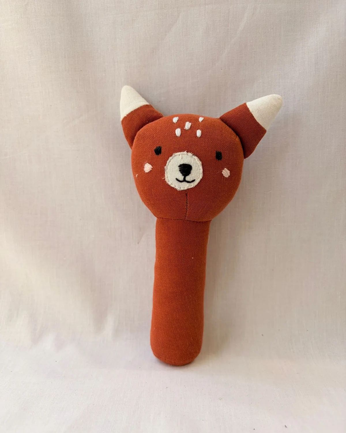 Muslin Fox Rattle
