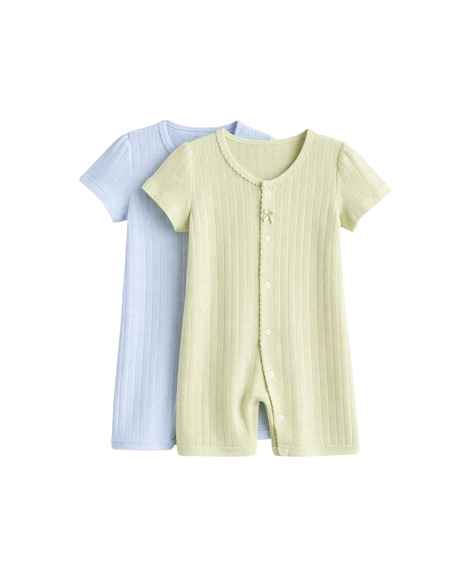 Ribbed Short Romper 2-Pack
