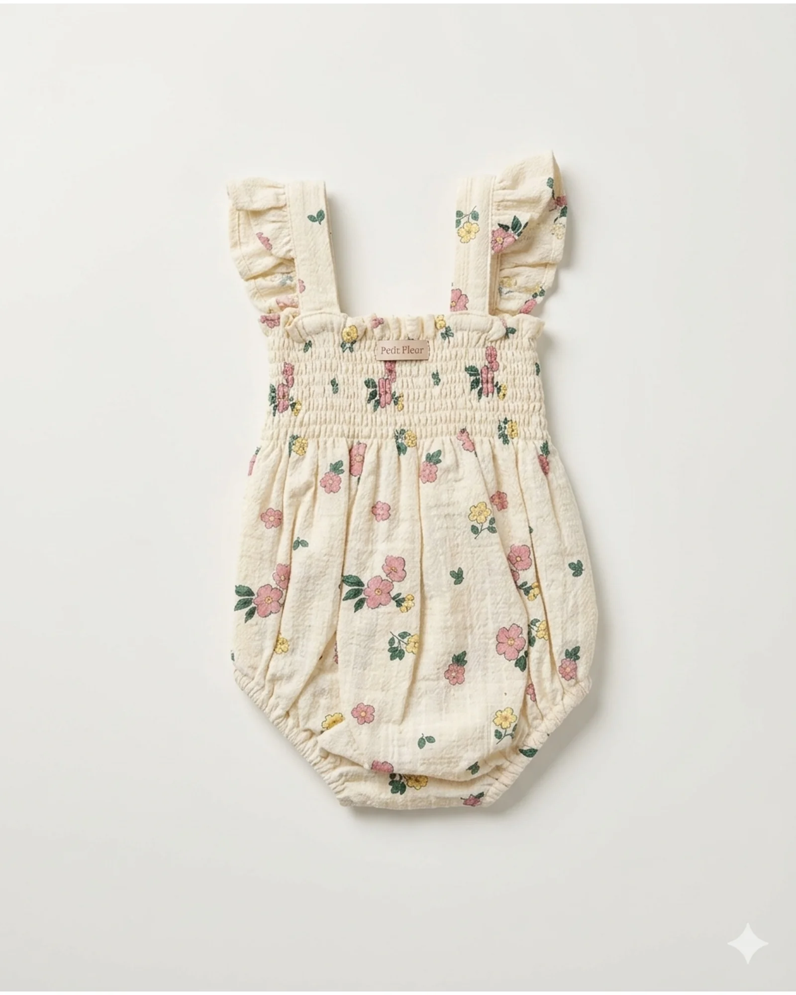 Ditsy Floral Smocked Romper — image 1
