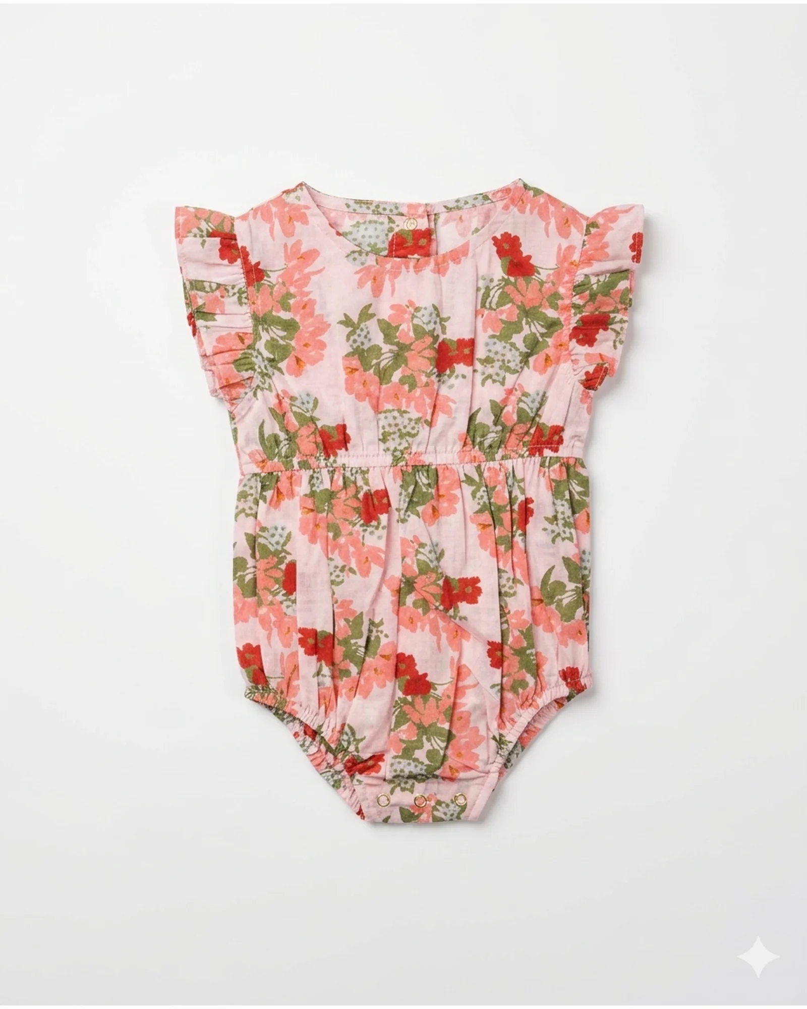 Garden Floral Flutter Romper — image 1