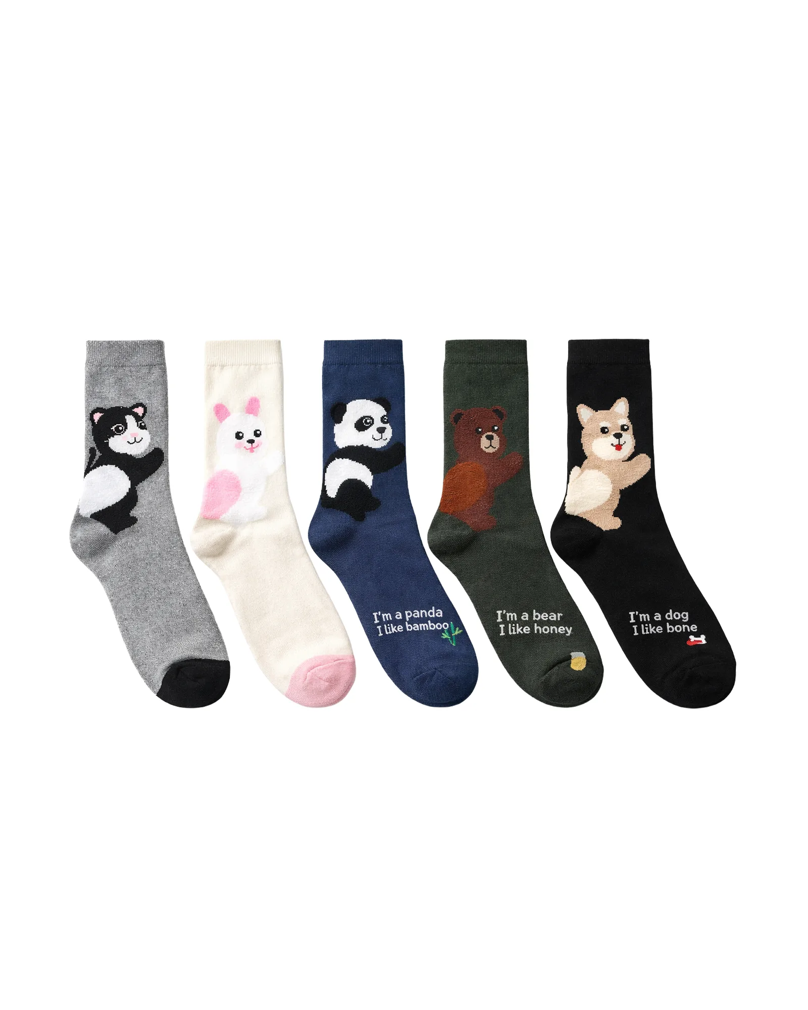 Animal Pals Crew Socks — image 1