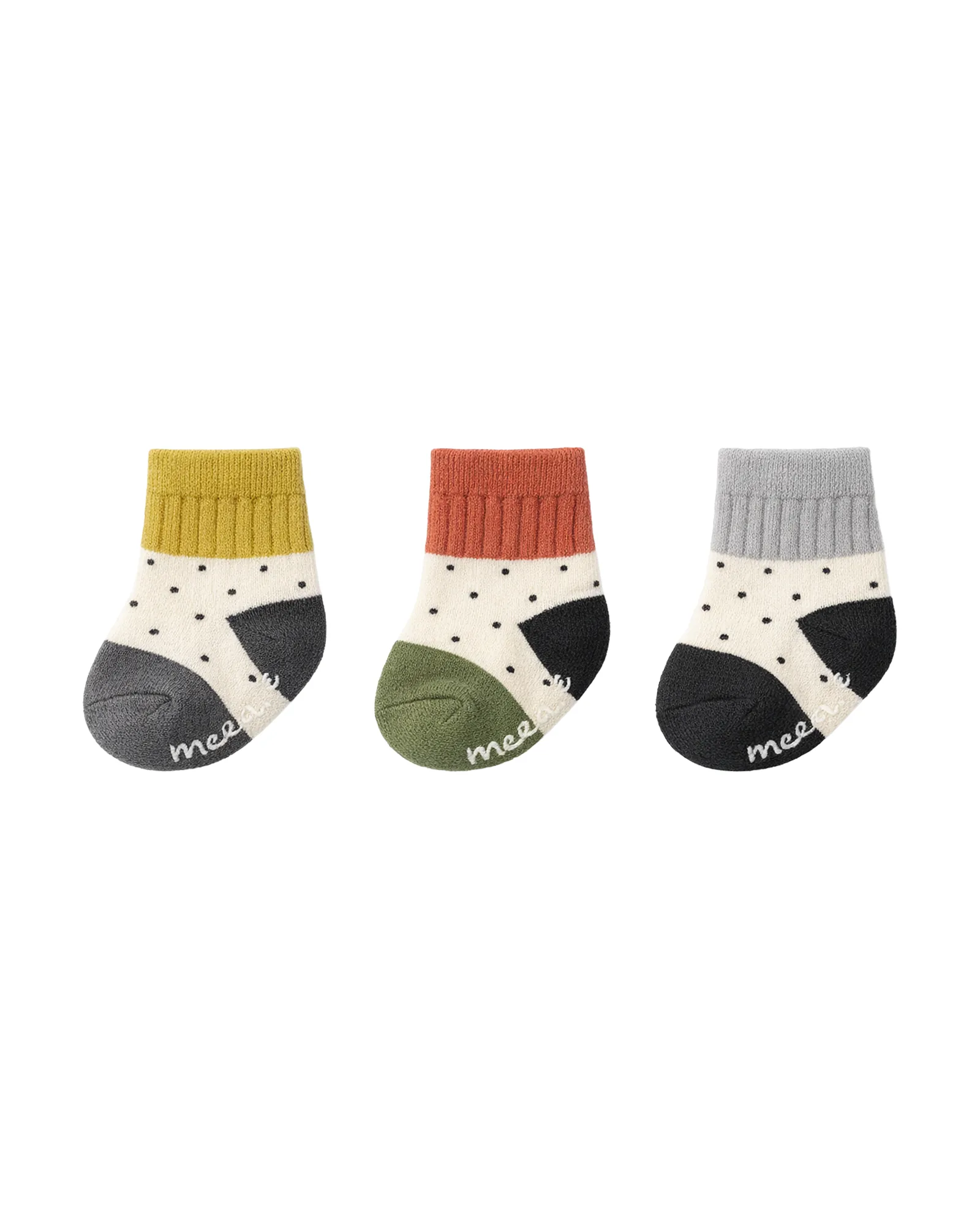Colour Block Dot Ankle Socks — image 1
