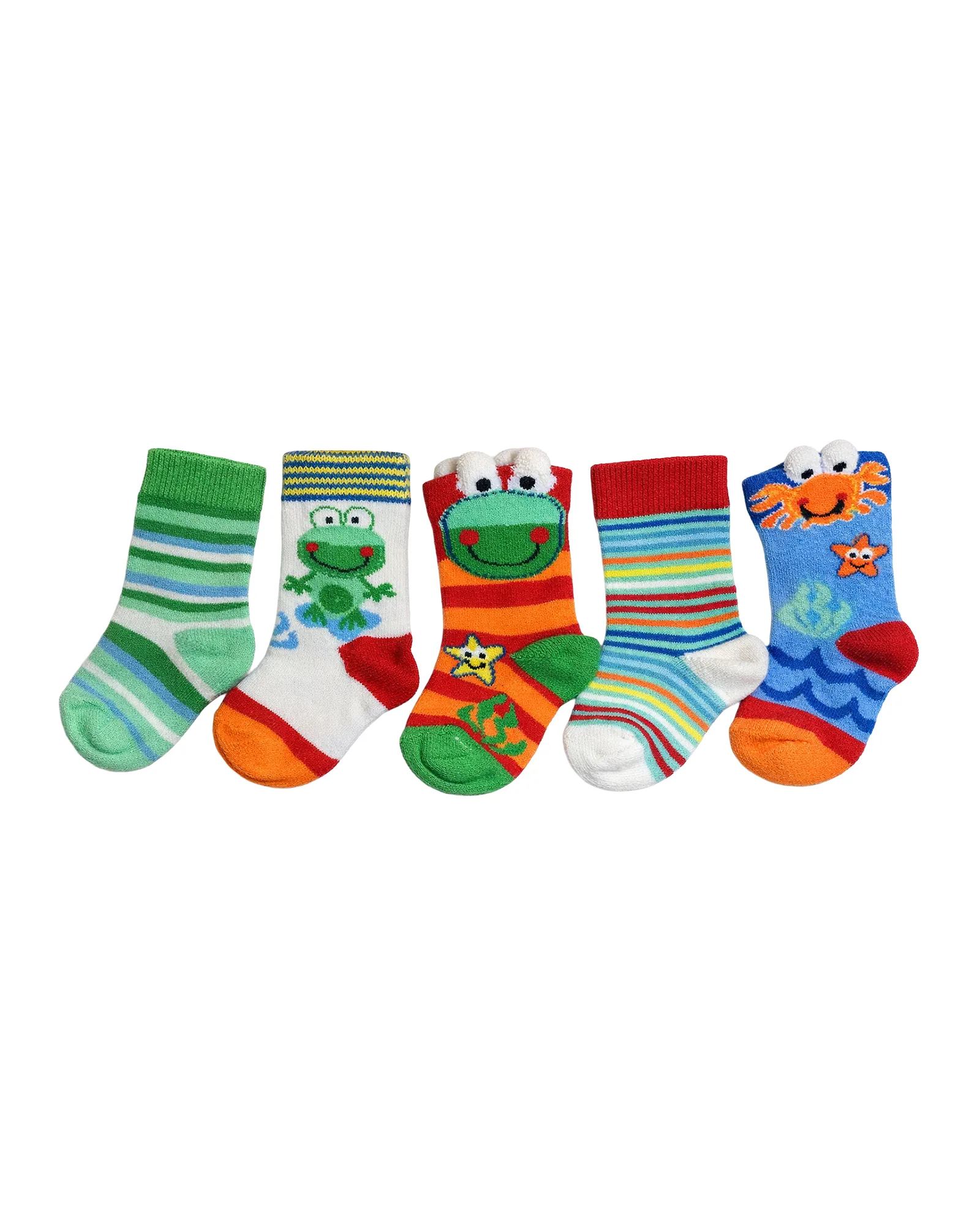 Frog & Crab Ankle Socks — image 1