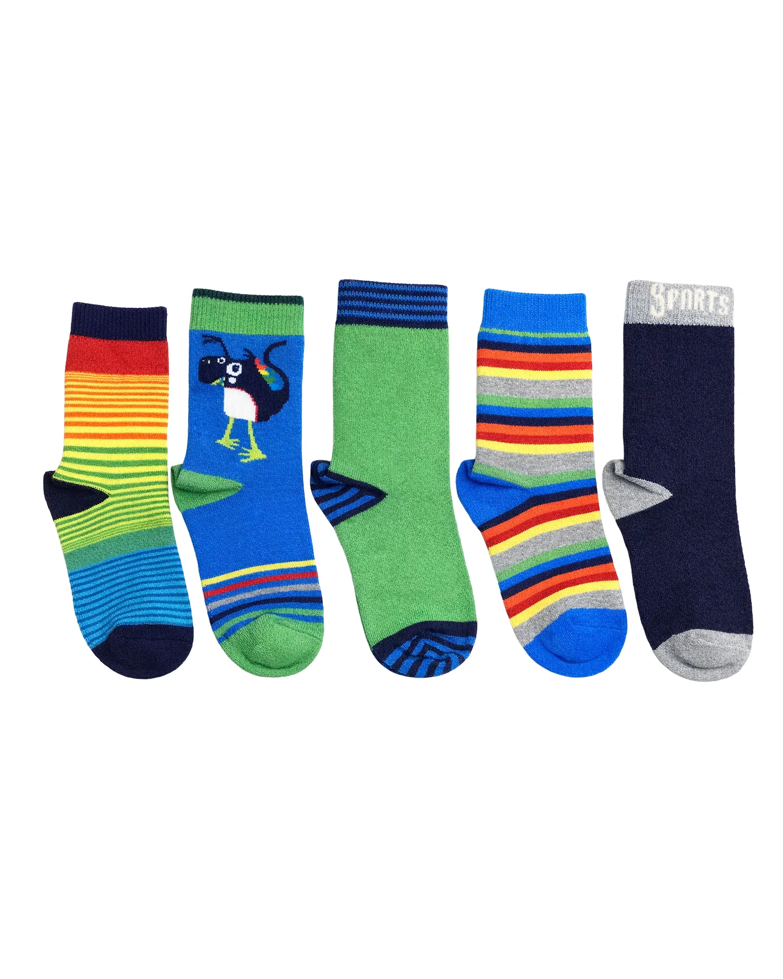Rainbow Stripe Sports Socks — image 1