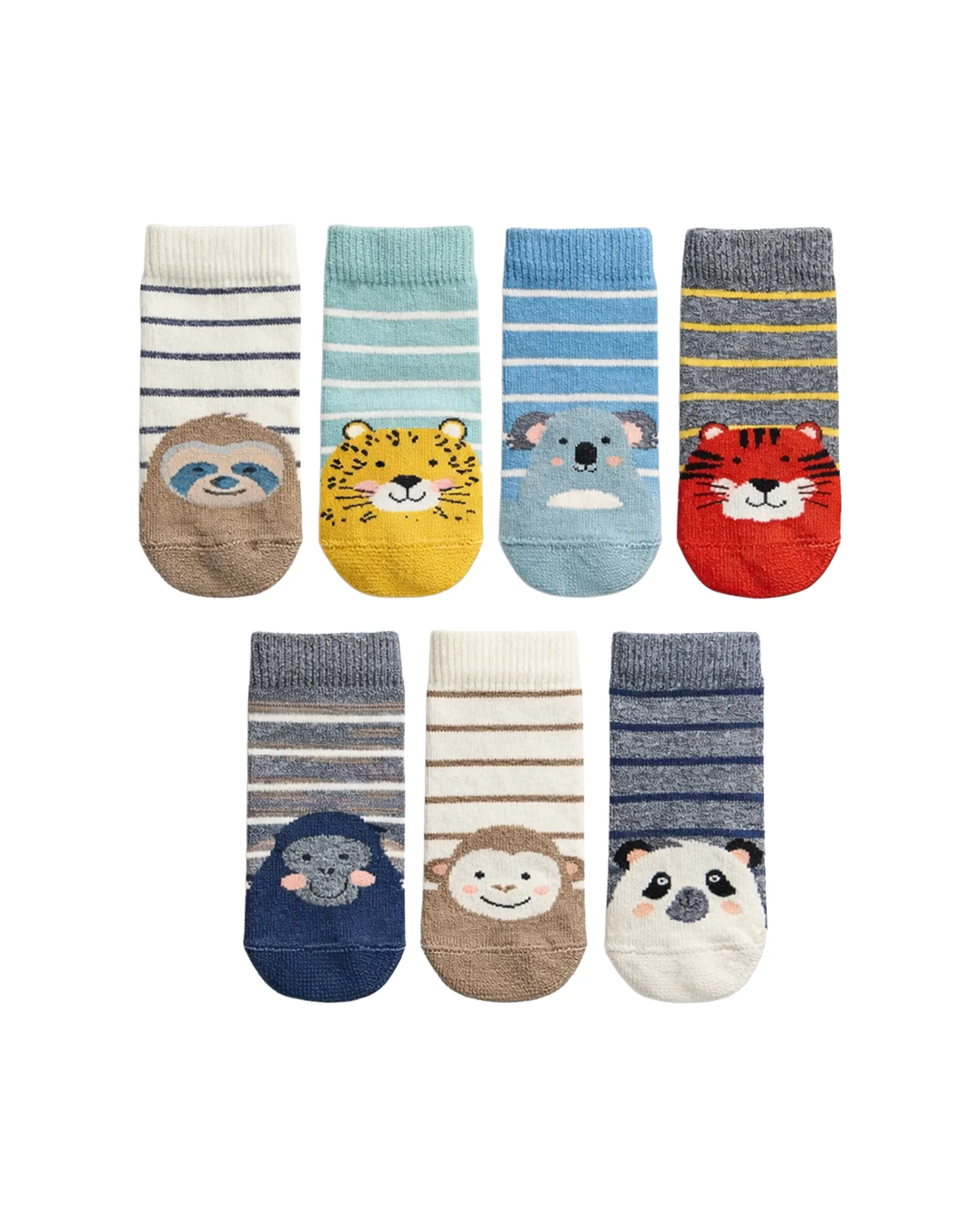 Safari Faces Ankle Socks — image 1