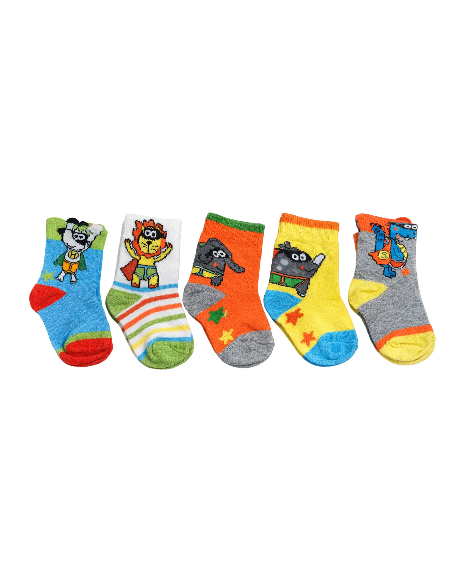 Superhero Animals Crew Socks — image 1