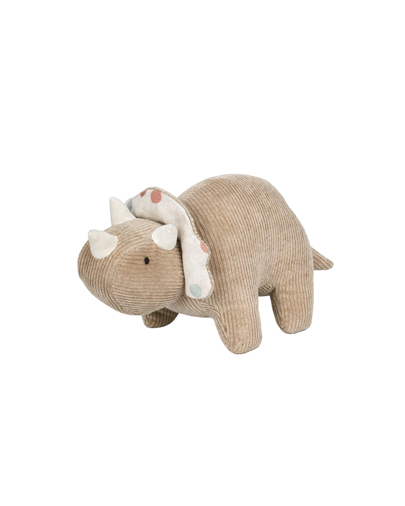 Corduroy Triceratops Plush