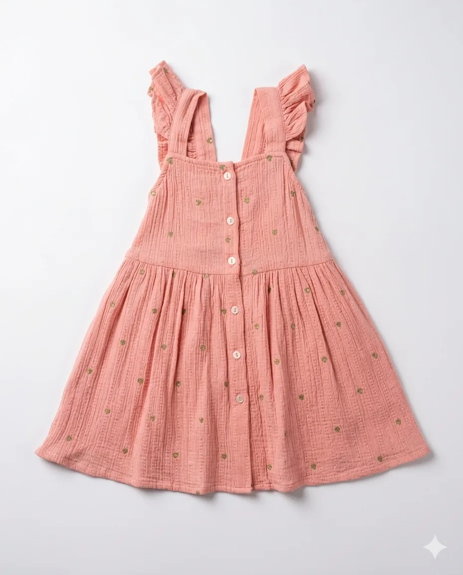 Terracotta Star Pinafore — image 1