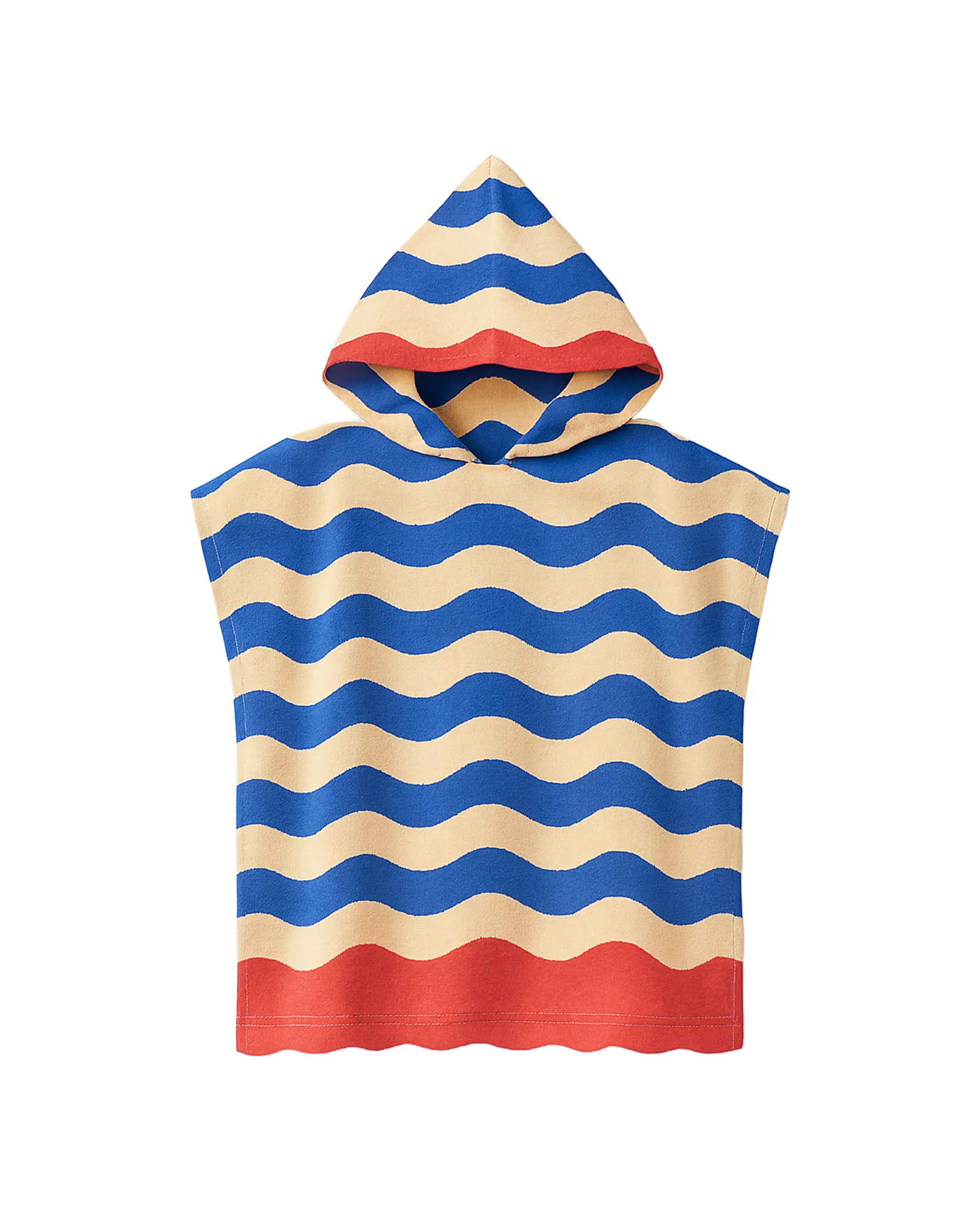 Chevron Hooded Poncho — image 1