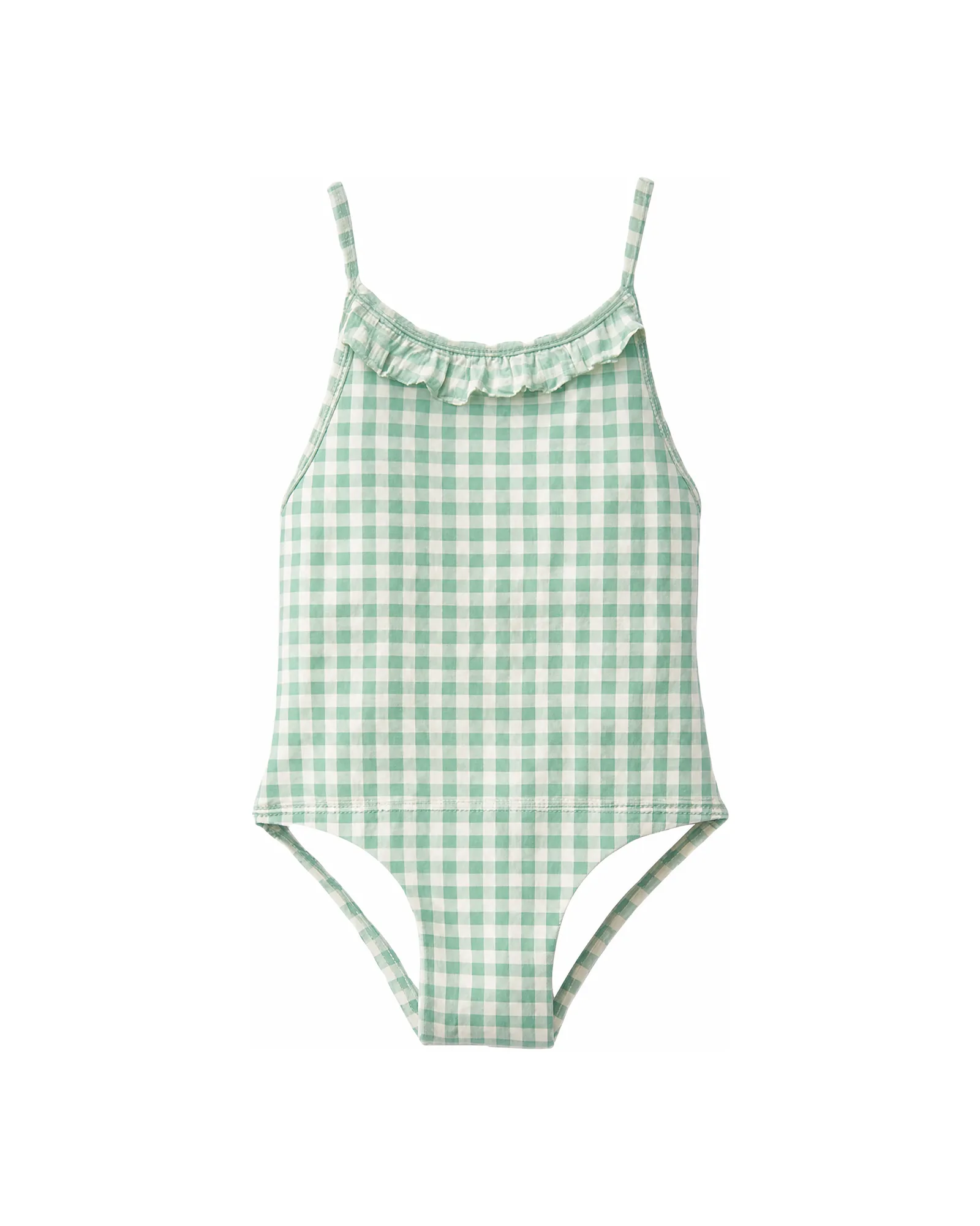 Green Gingham Swimsuit — image 1