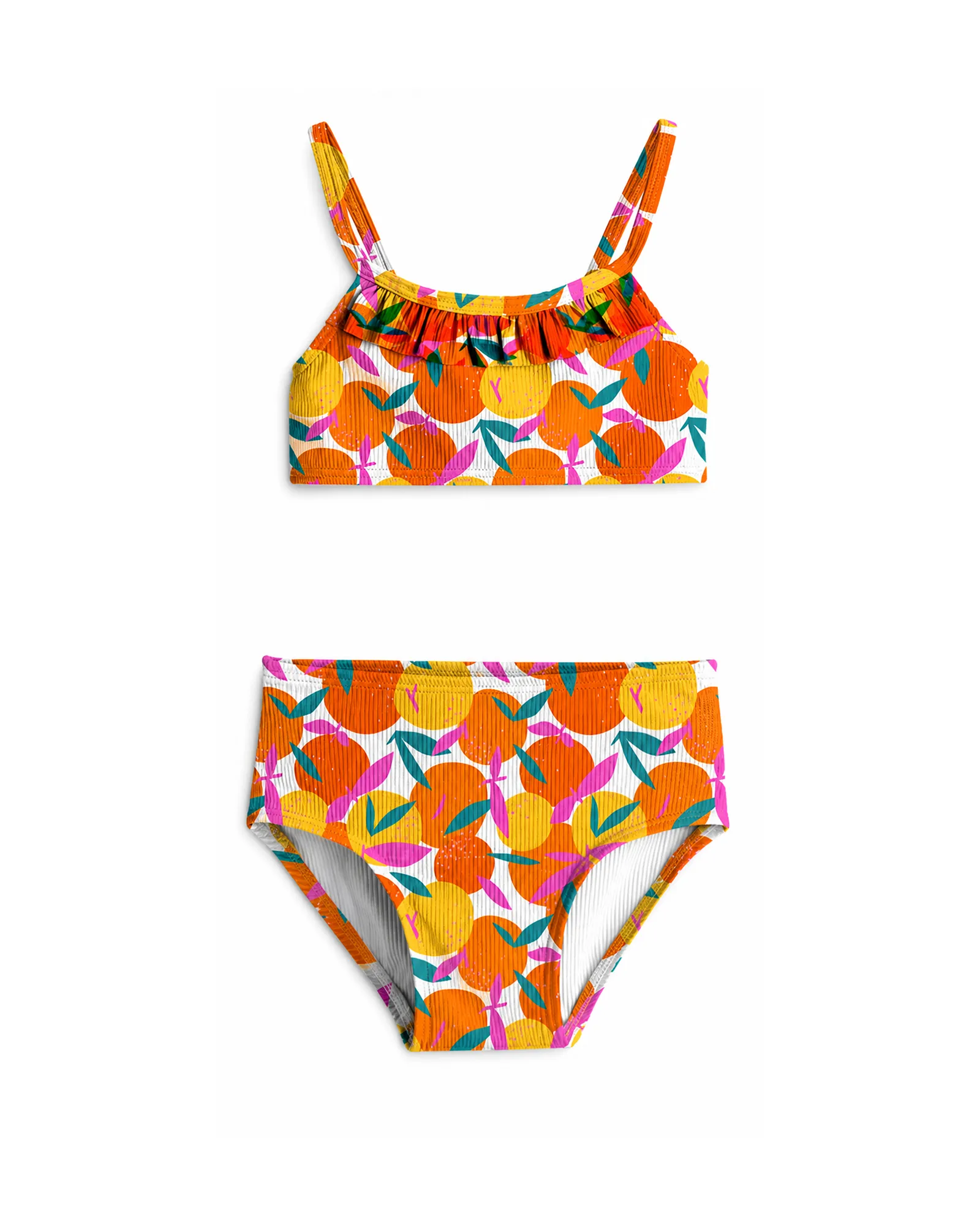 Orange Print Bikini Set — image 1
