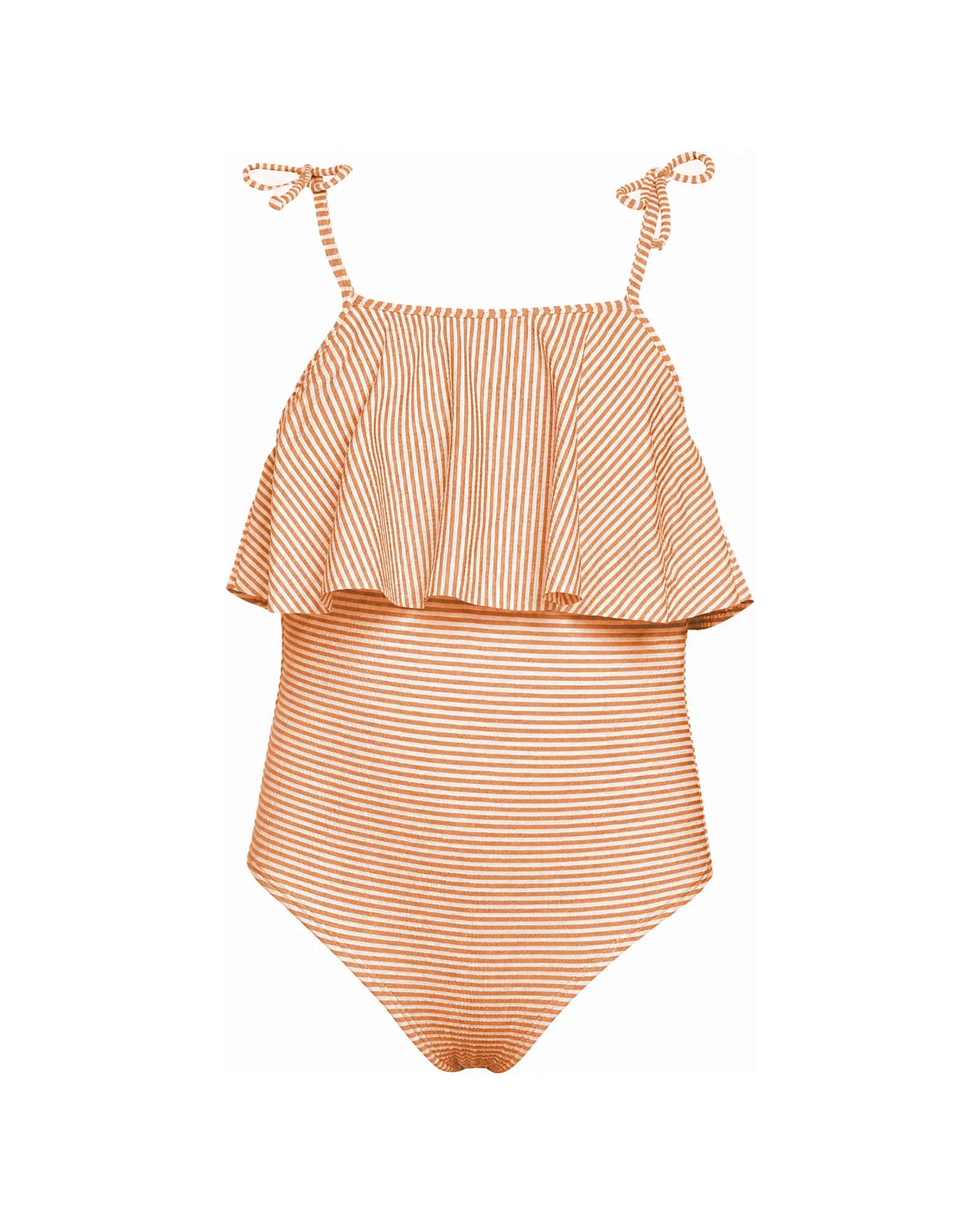 Peach Ruffle Swimsuit — image 1