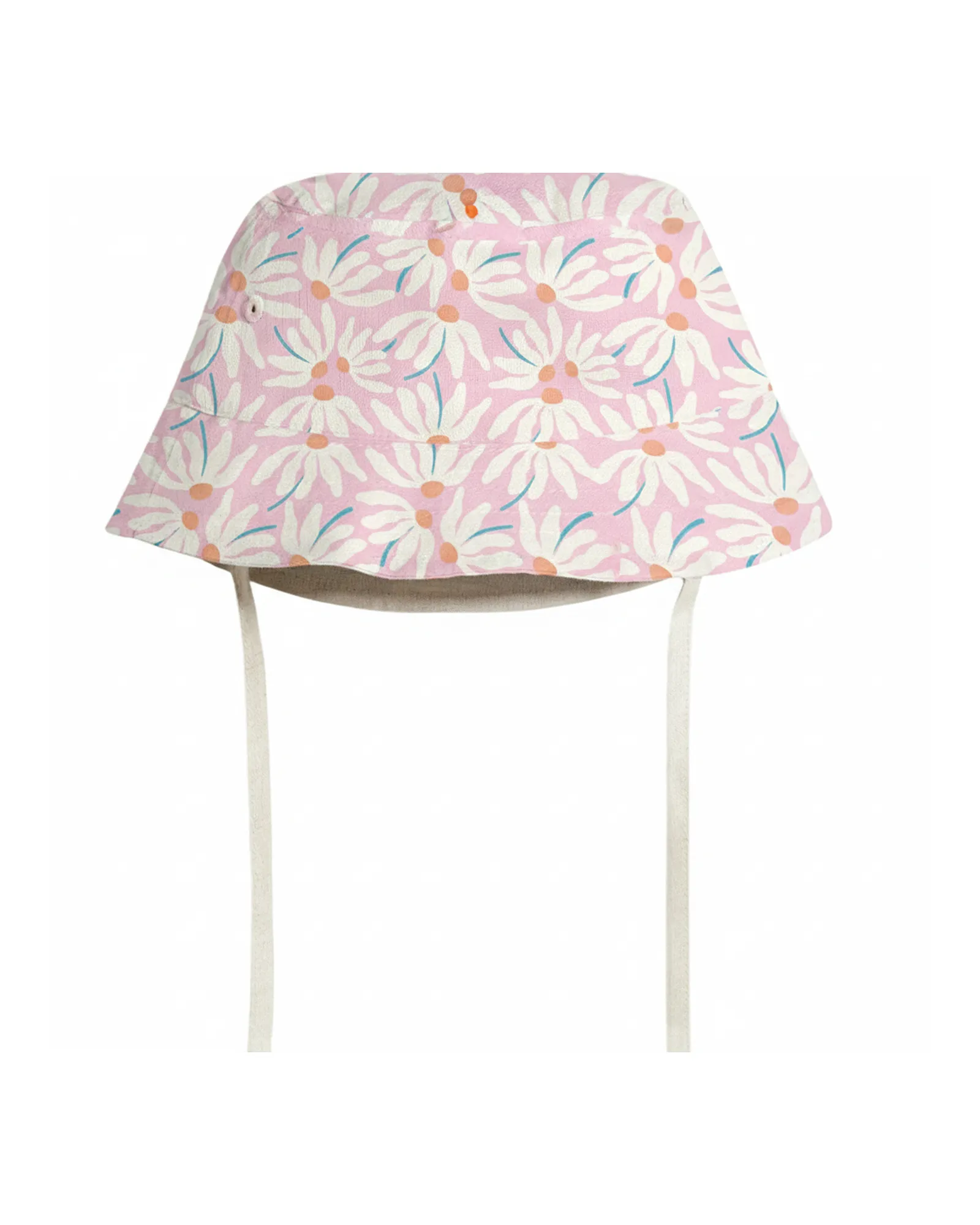 Pink Floral Sun Hat — image 1