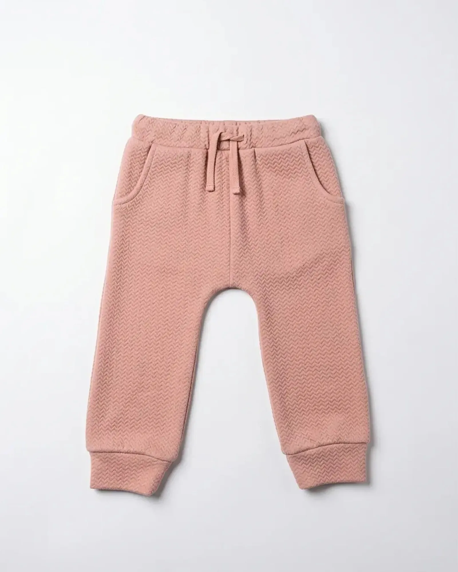 Waffle Knit Jogger Pants — image 1