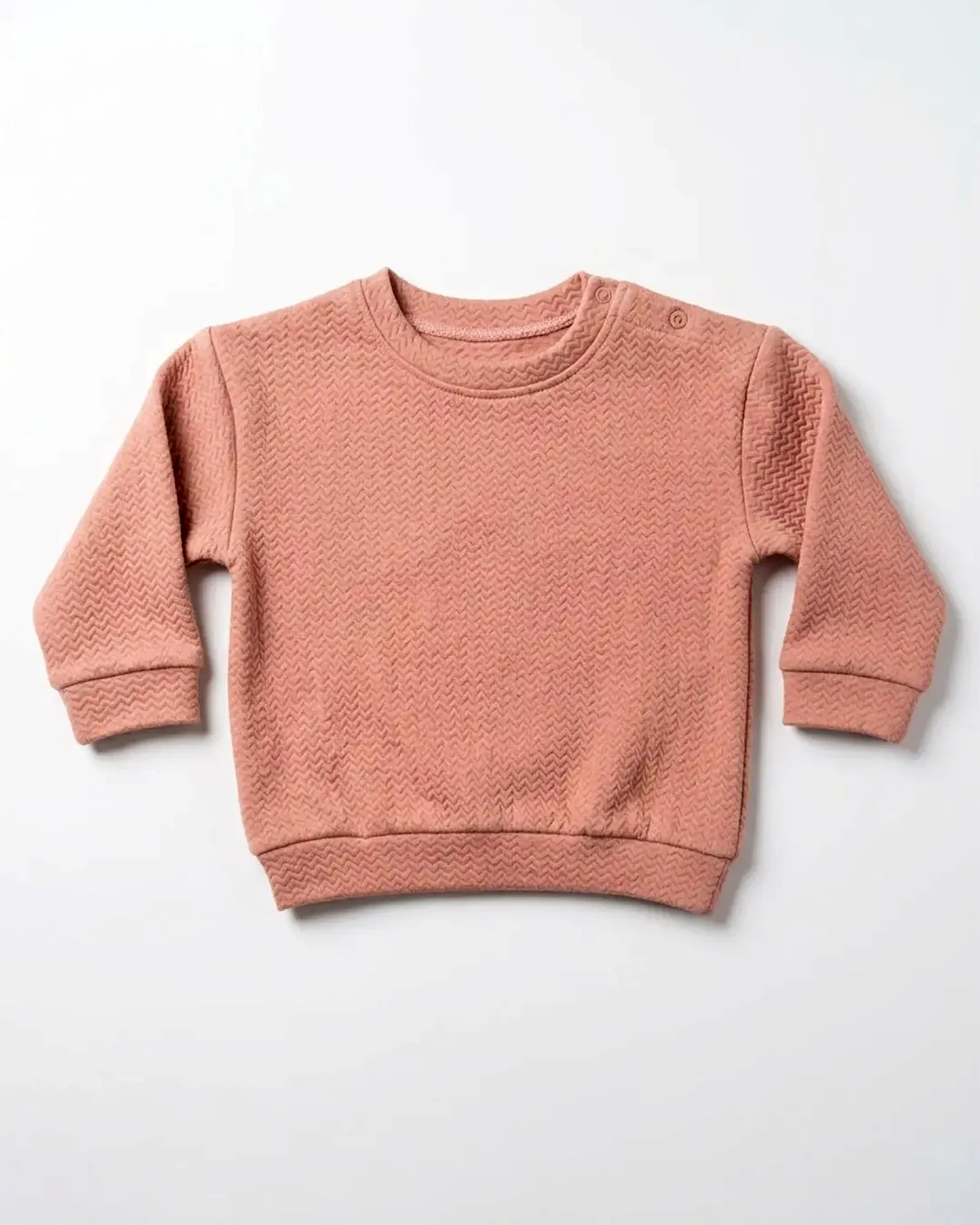 Waffle Knit Sweatshirt — image 1